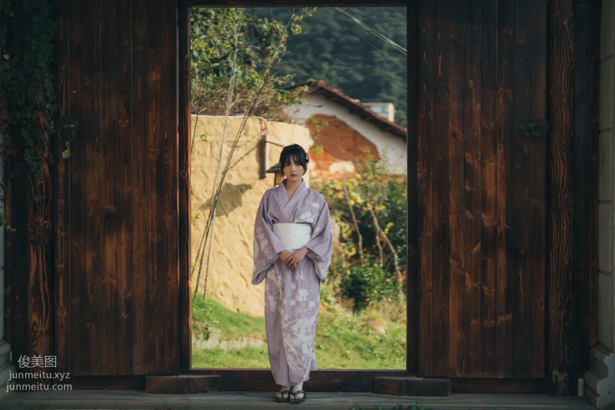 [YITUYU艺图语]2022.02.09 和风物语，日式庭院里的少女写真 dudu page 46