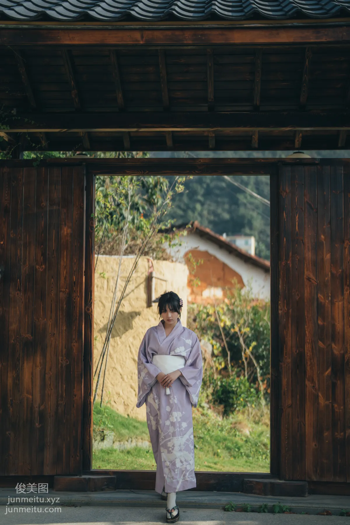 [YITUYU艺图语]2022.02.09 和风物语，日式庭院里的少女写真 dudu page 47