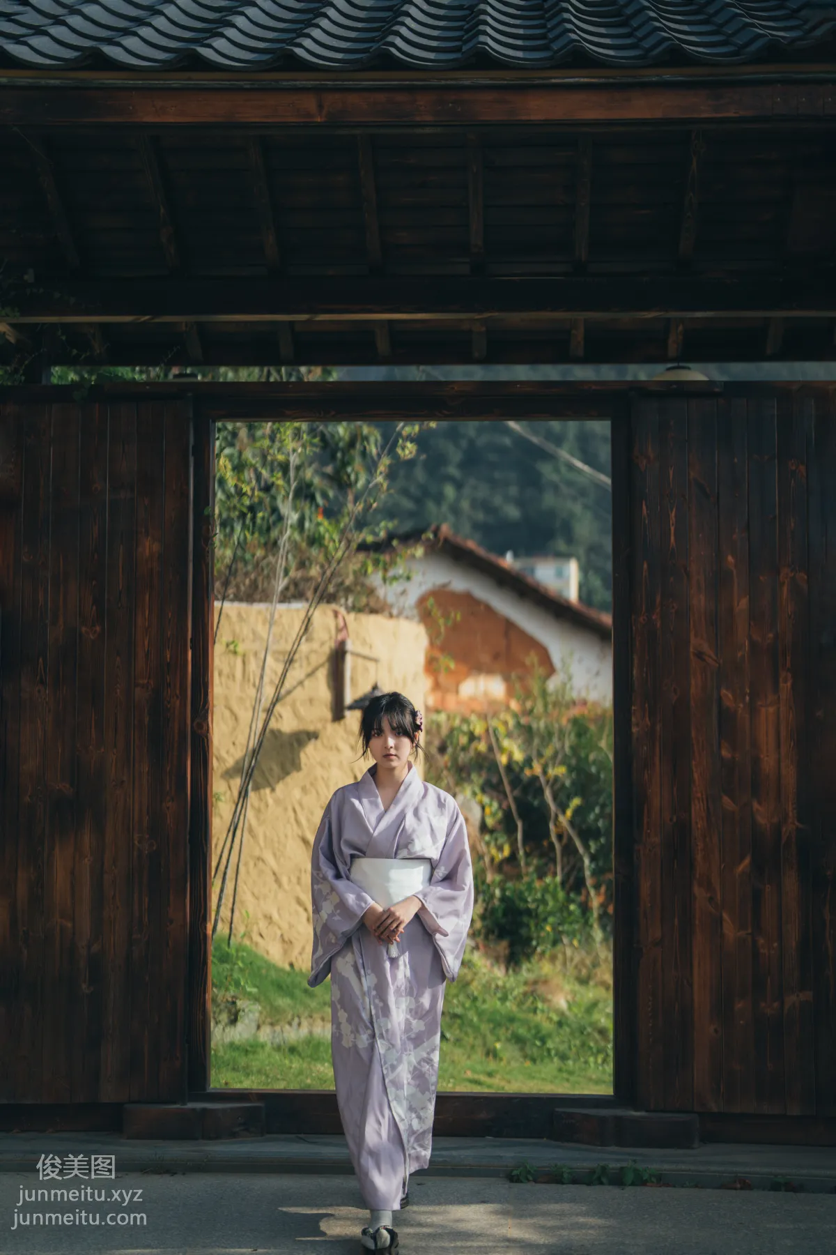 [YITUYU艺图语]2022.02.09 和风物语，日式庭院里的少女写真 dudu page 48
