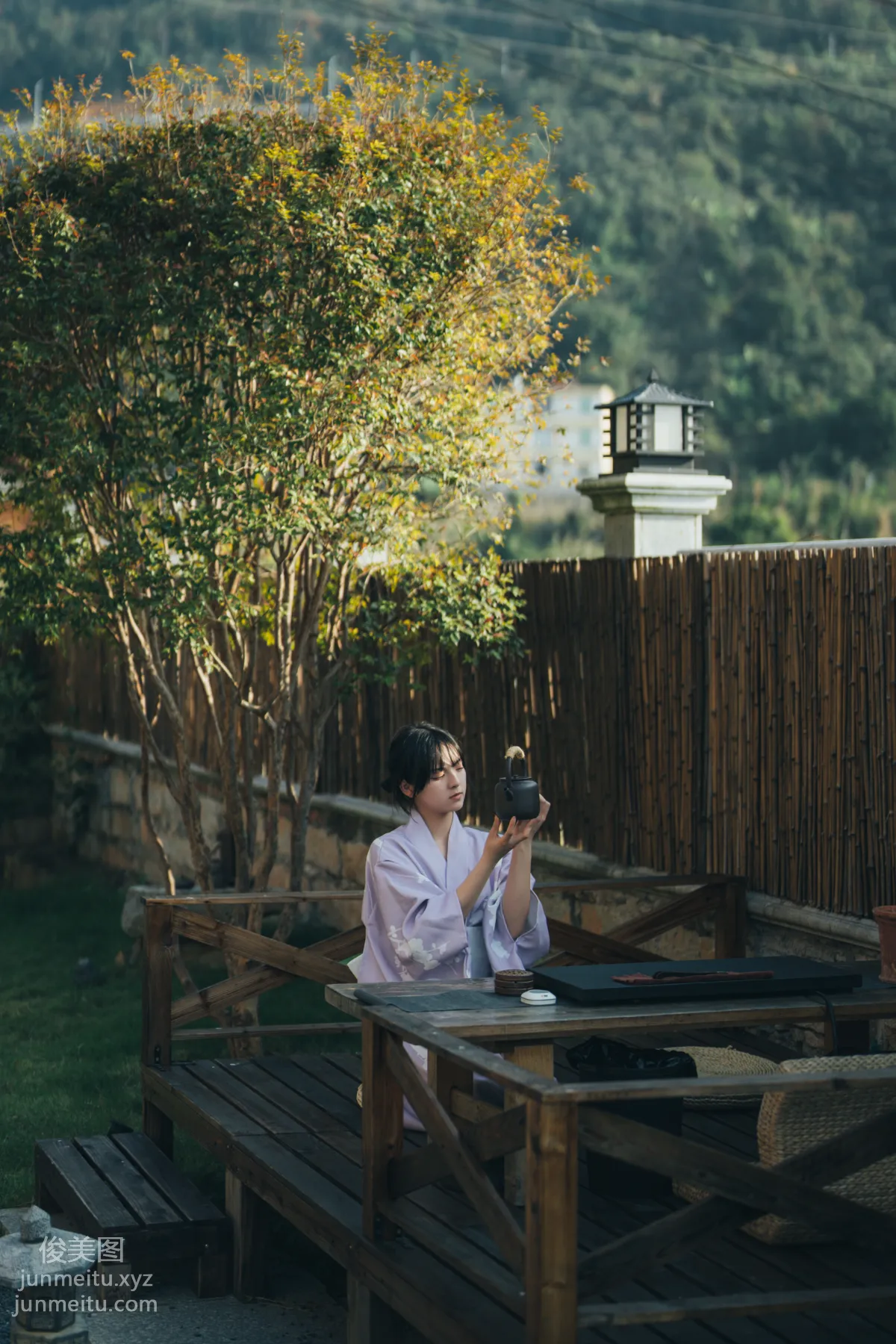 [YITUYU艺图语]2022.02.09 和风物语，日式庭院里的少女写真 dudu page 53