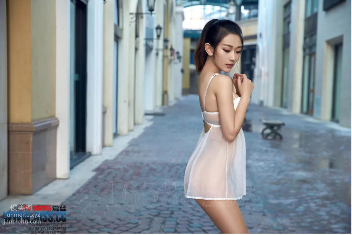 AISS爱丝 黄金会员版 F6029 穿丝袜的街道亚美依 [73P] page 52