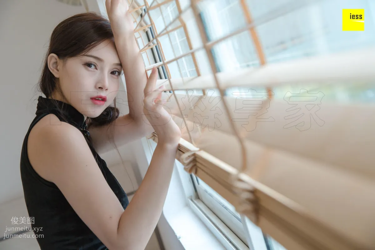 [IESS异思趣向] 2018.12.04 丝享家373：《小羽黑色绒面旗袍》小羽 [94P] page 85