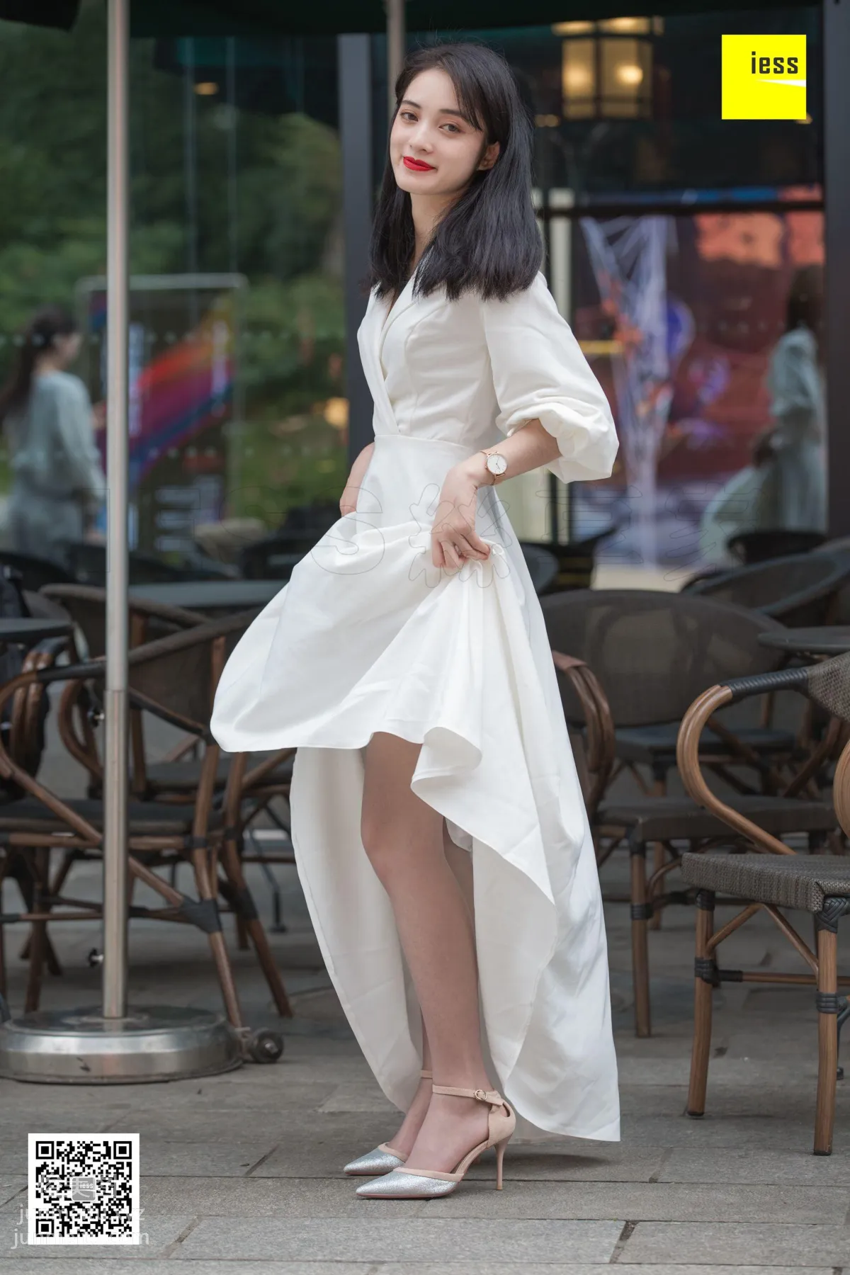 [IESS异思趣向] 2019.01.03 丝享家394：《烈焰红唇白长裙》姗姗 [84P] page 8