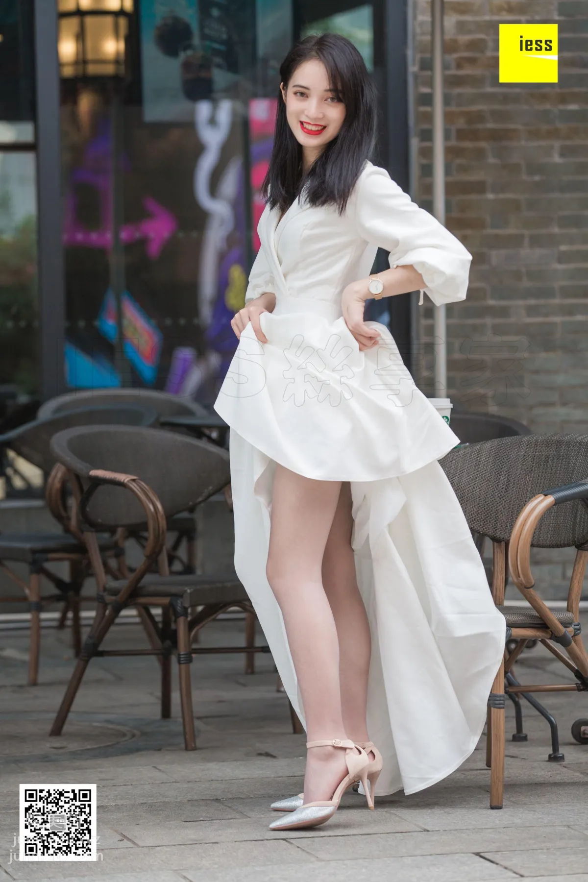 [IESS异思趣向] 2019.01.03 丝享家394：《烈焰红唇白长裙》姗姗 [84P] page 10
