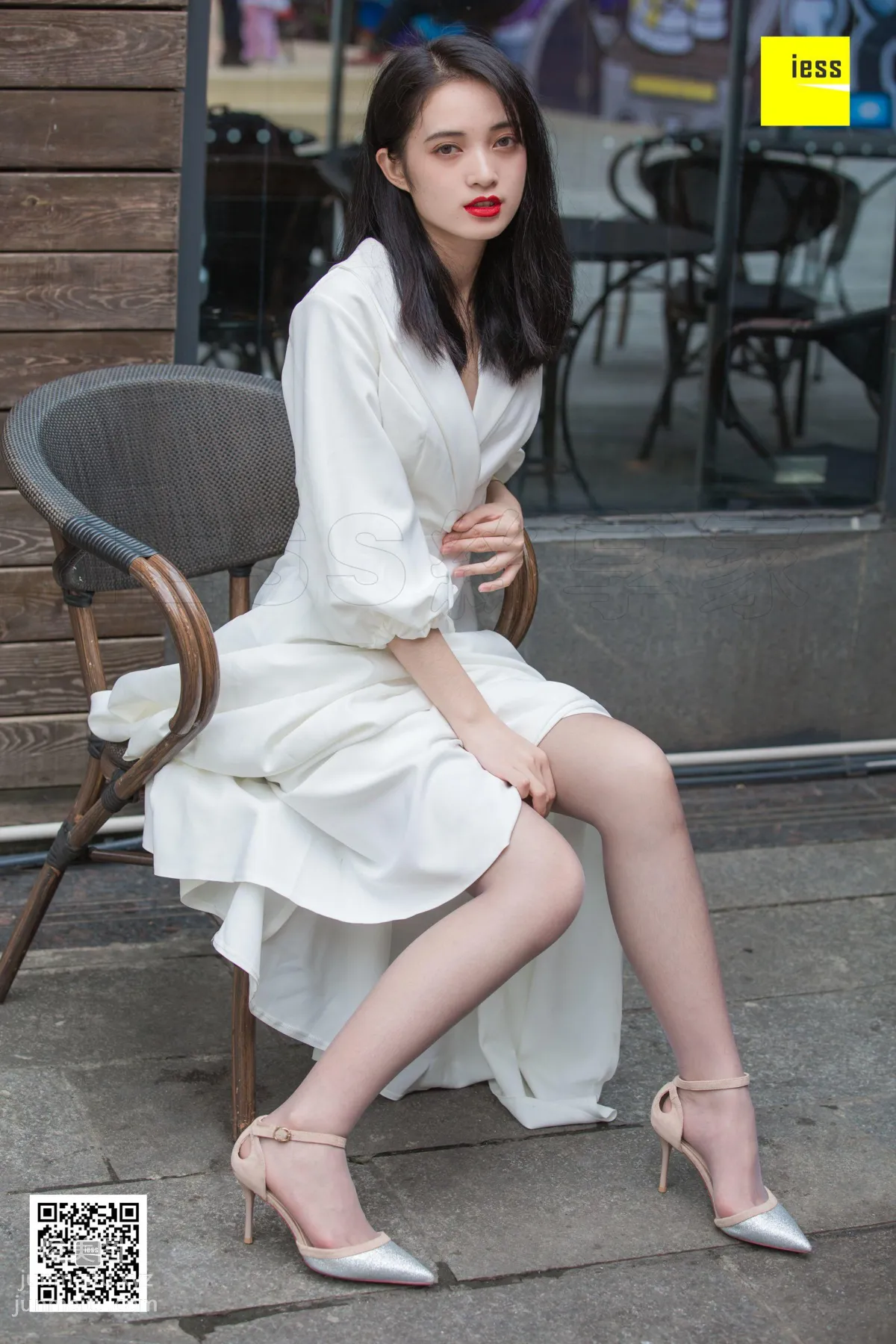 [IESS异思趣向] 2019.01.03 丝享家394：《烈焰红唇白长裙》姗姗 [84P] page 22
