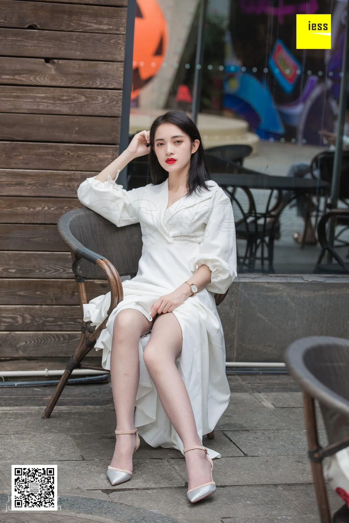 [IESS异思趣向] 2019.01.03 丝享家394：《烈焰红唇白长裙》姗姗 [84P] page 28