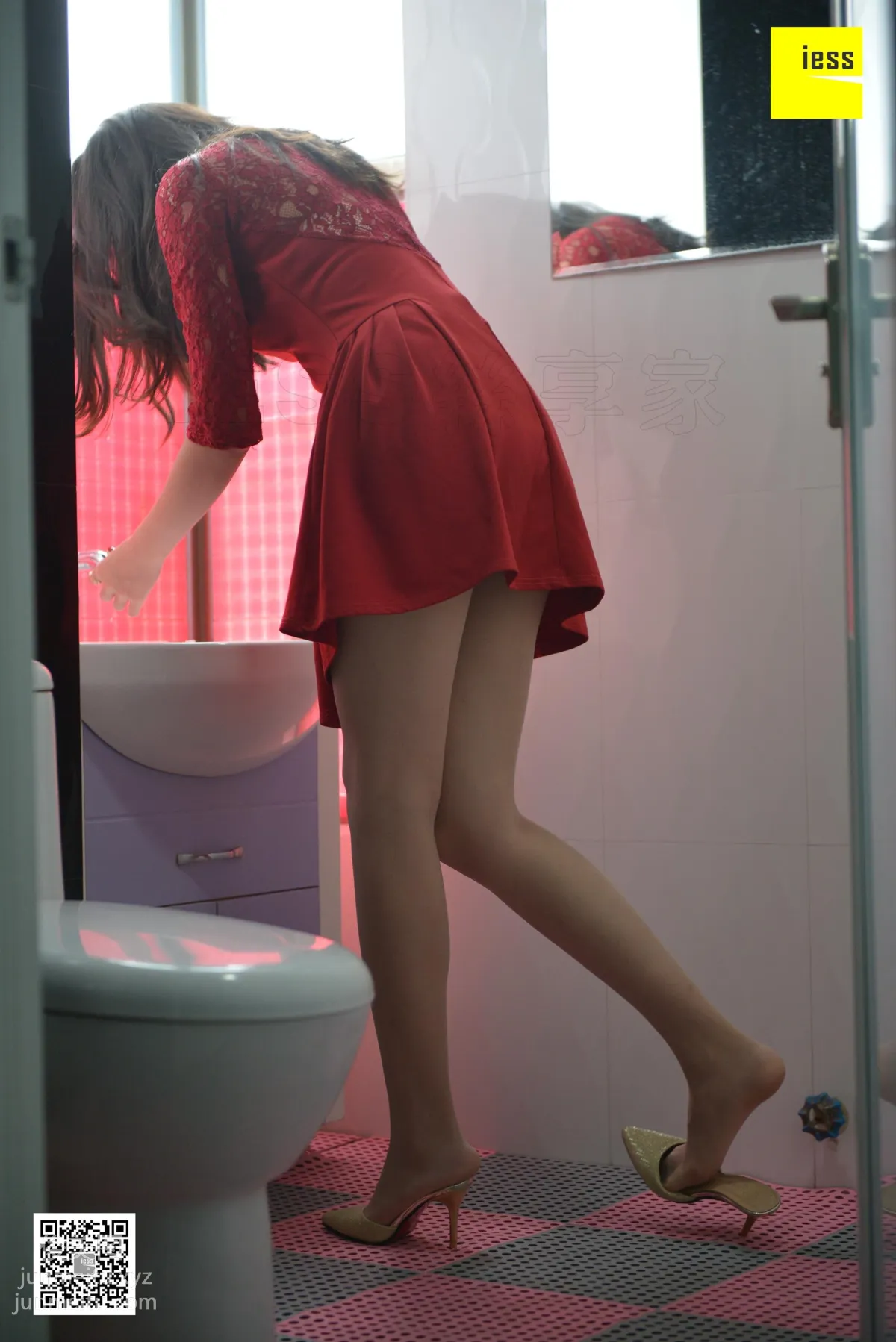 [IESS异思趣向] 2019.02.22 丝享家428：《七七蕾丝红裙》七七[80P] page 17