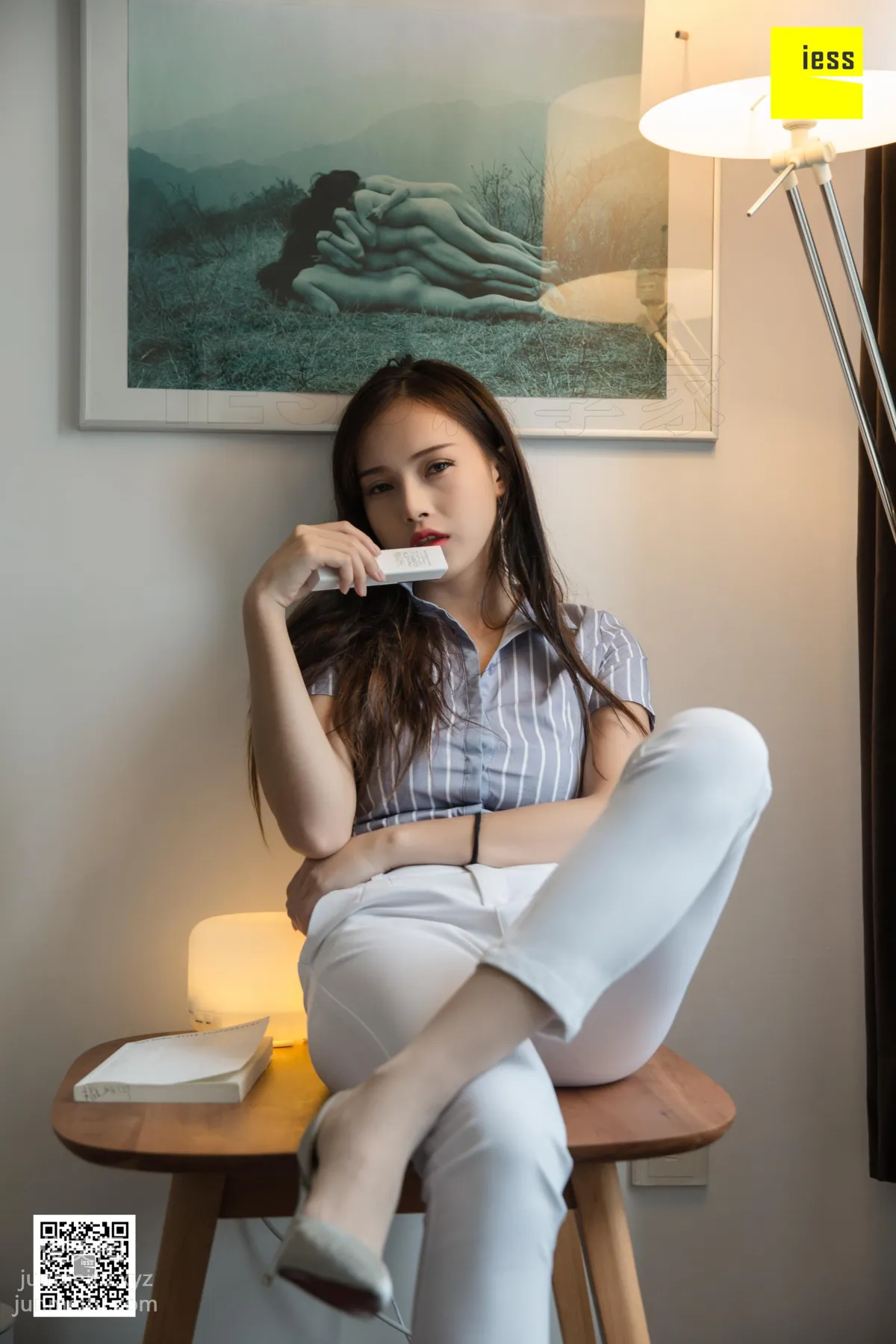 [IESS异思趣向] 2019.03.11 丝享家438：《小羽OL白长裤》小羽[95P] page 77