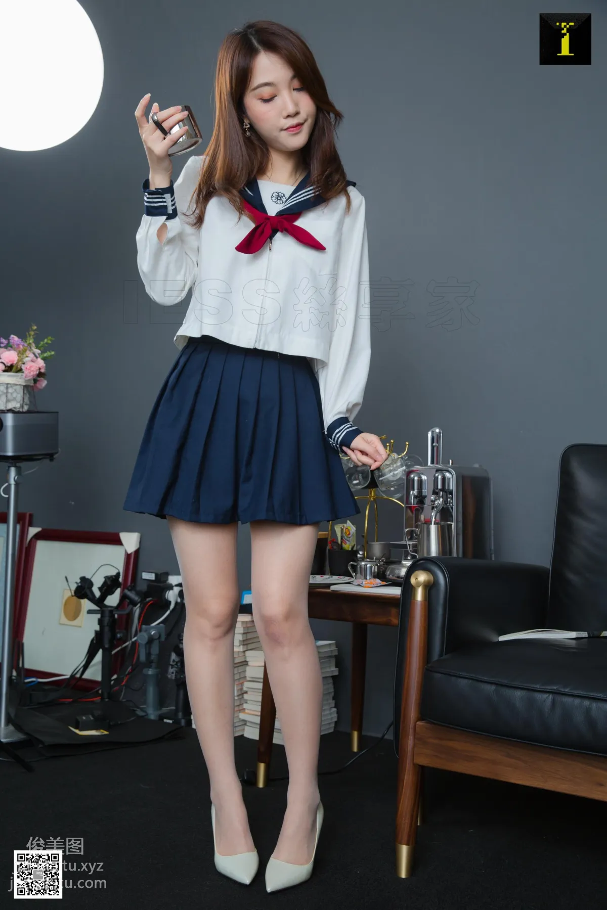 [IESS异思趣向]2019.04.29 丝享家473：梓琪JK终现梨涡 page 66