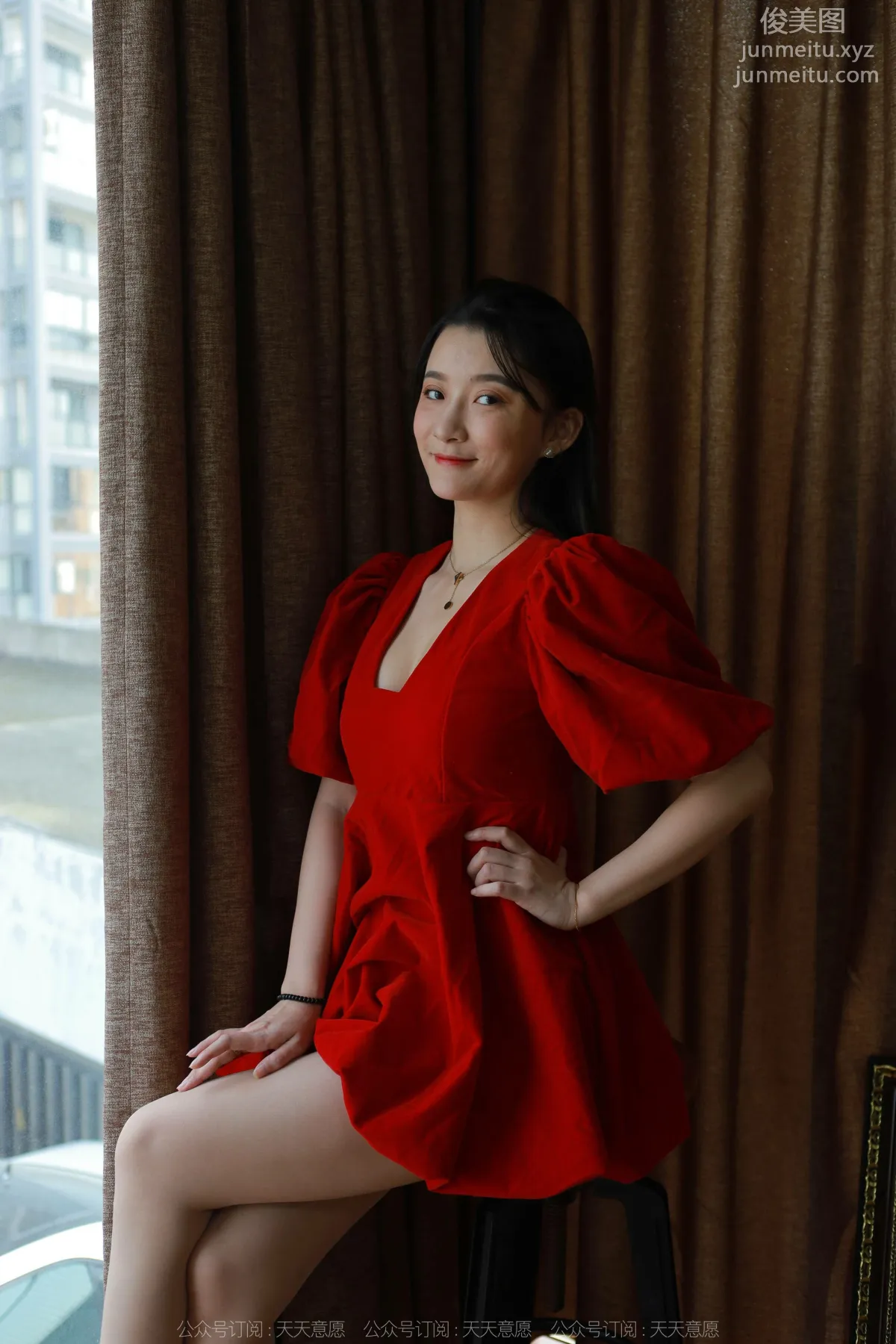 [IESS异思趣向] 2022.02.10 丝享家1001：秋秋《跨年夜性感红裙》[91P] page 24