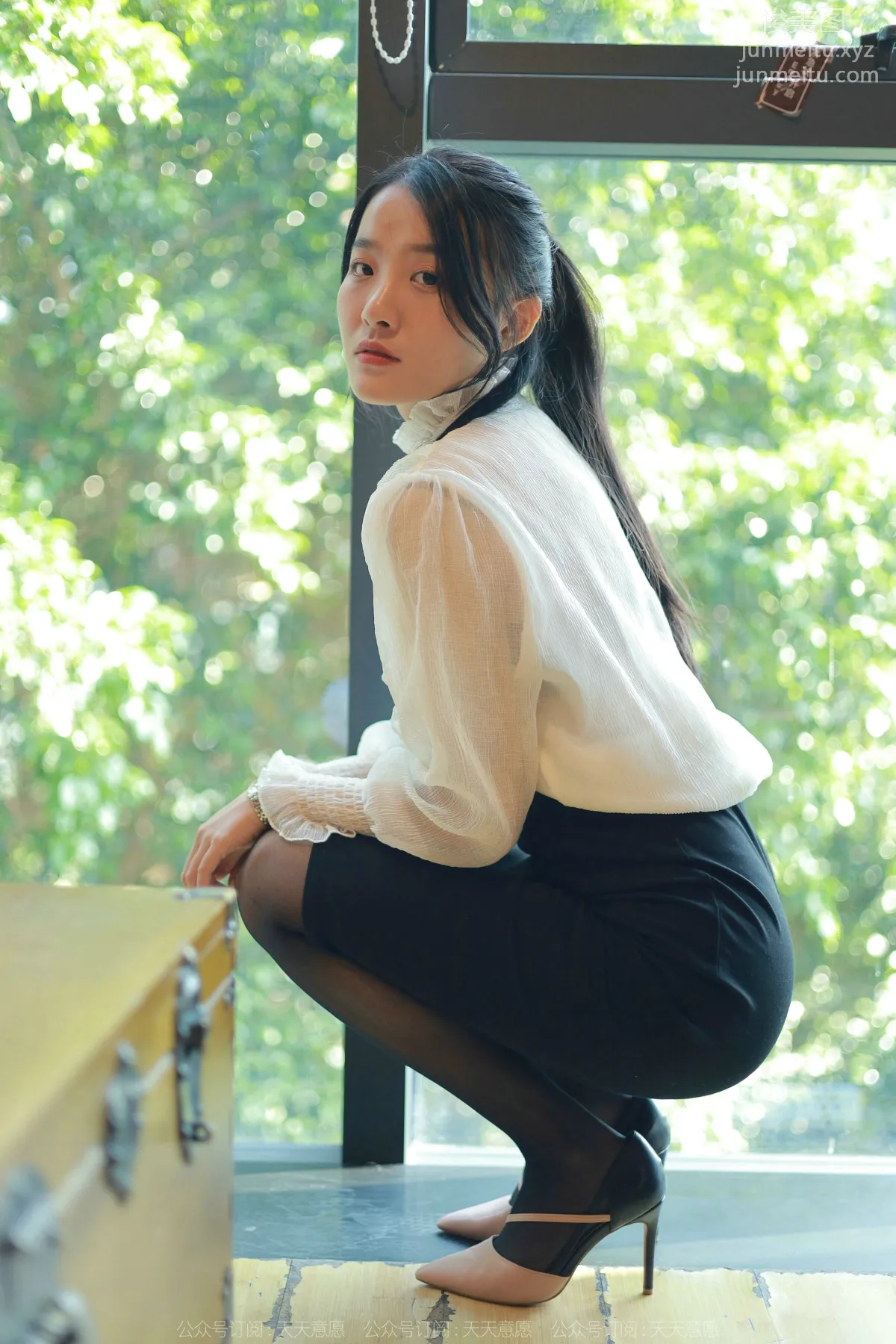 [IESS异思趣向] 2022.03.02 丝享家1017：婉萍《黑丝咖啡》[90P] page 80