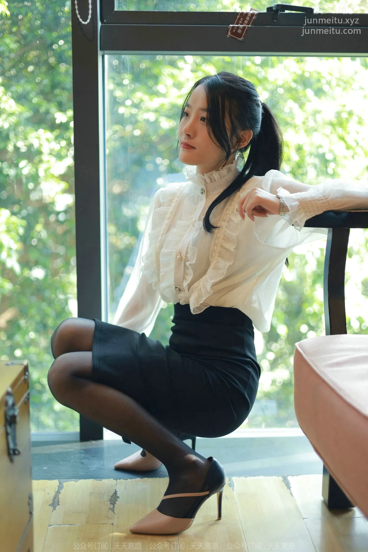 [IESS异思趣向] 2022.03.02 丝享家1017：婉萍《黑丝咖啡》[90P] page 83