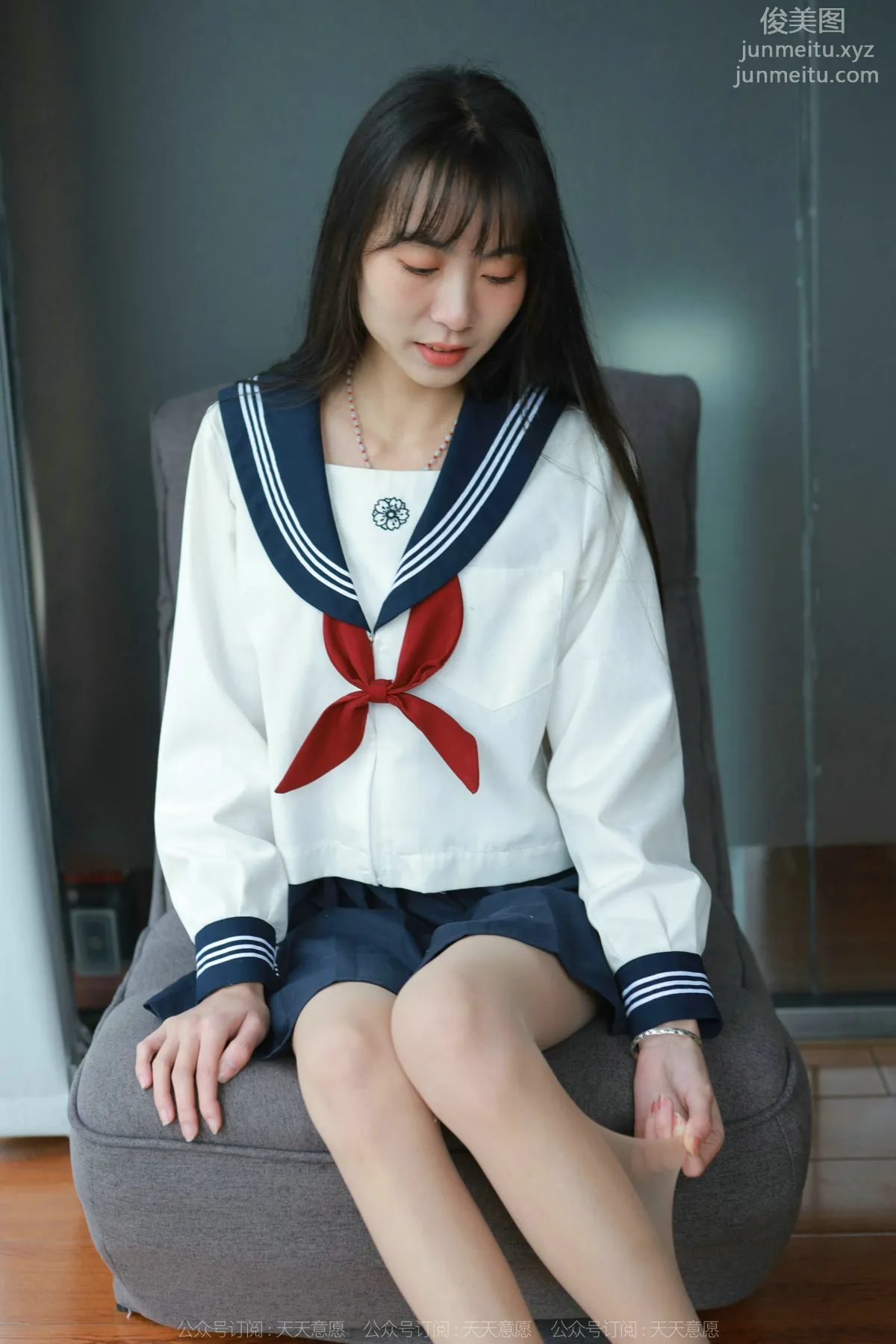 [IESS异思趣向] 2022.03.03 丝享家1018：团团《可爱JK装》[82P] page 8