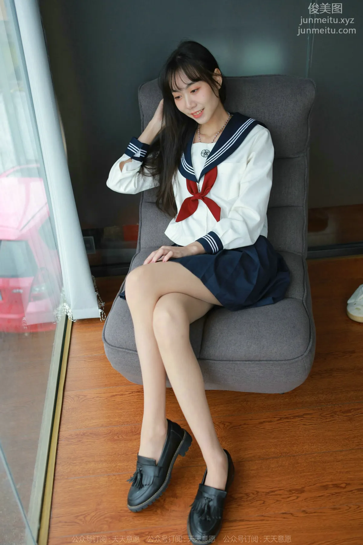 [IESS异思趣向] 2022.03.03 丝享家1018：团团《可爱JK装》[82P] page 46