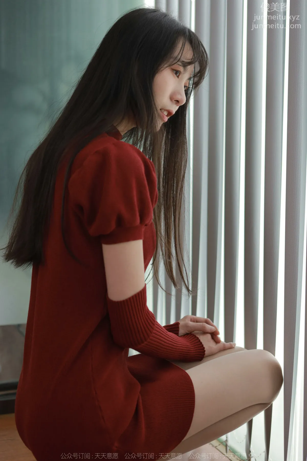 [IESS异思趣向] 2022.04.09 丝享家 1054：团团《迷人的酒红旗袍》 page 42