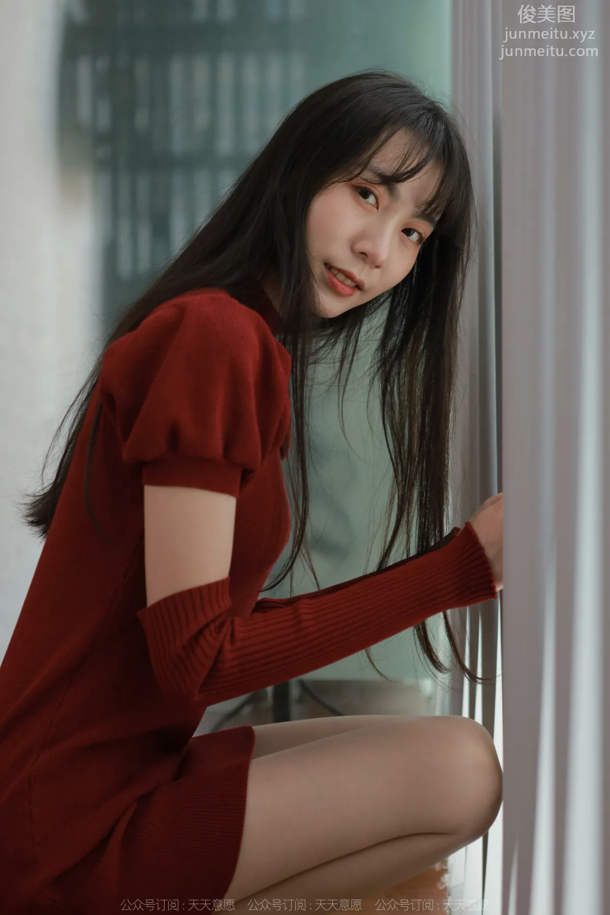 [IESS异思趣向] 2022.04.09 丝享家 1054：团团《迷人的酒红旗袍》 page 45