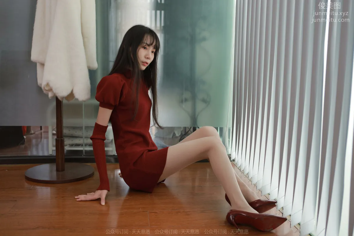 [IESS异思趣向] 2022.04.09 丝享家 1054：团团《迷人的酒红旗袍》 page 48