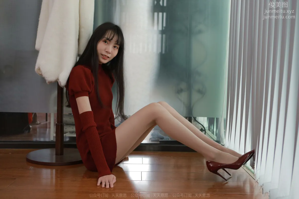 [IESS异思趣向] 2022.04.09 丝享家 1054：团团《迷人的酒红旗袍》 page 50