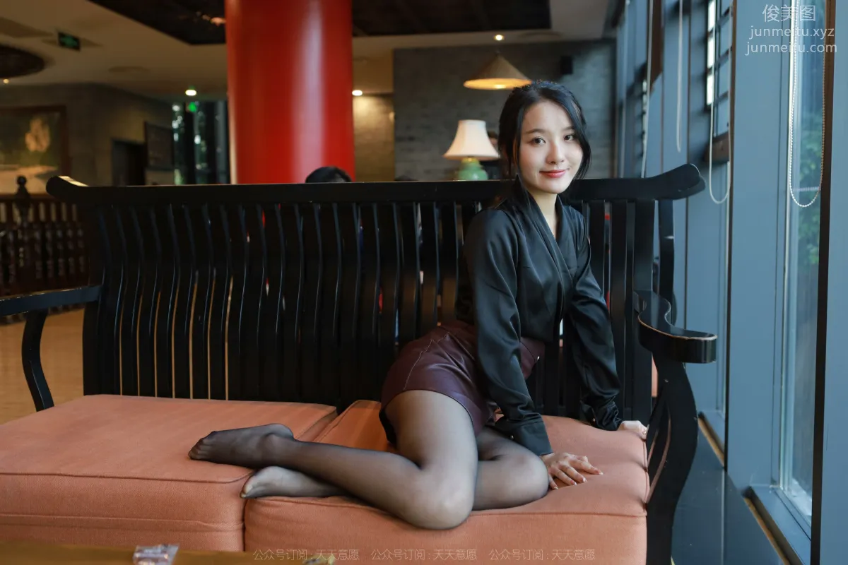 [IESS异思趣向] 2022.04.29 丝享家 1074：婉萍《褐色皮裙》 page 48
