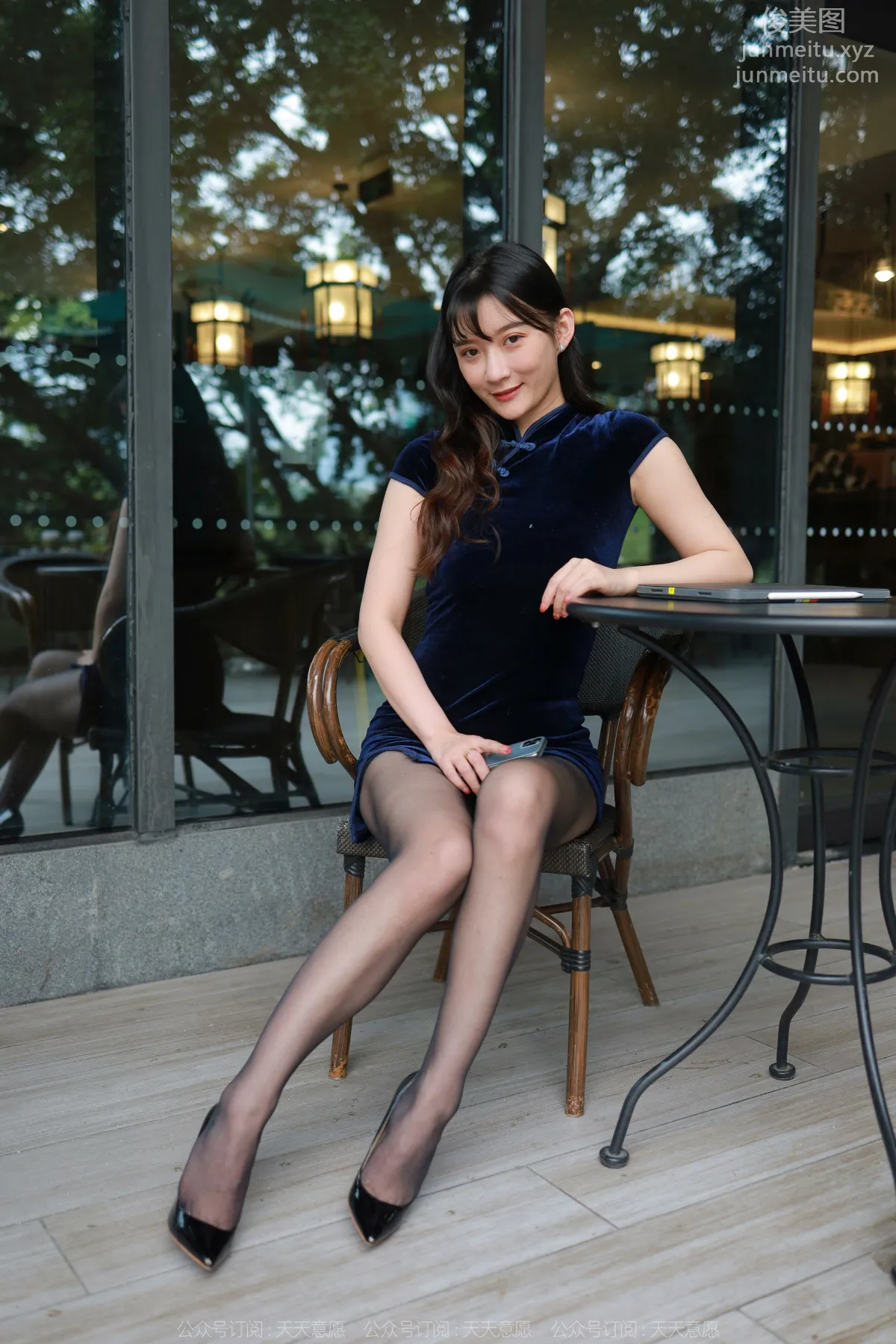 [IESS异思趣向] 2022.05.04 丝享家 1078：秋秋《高叉旗袍嘿丝》 page 4