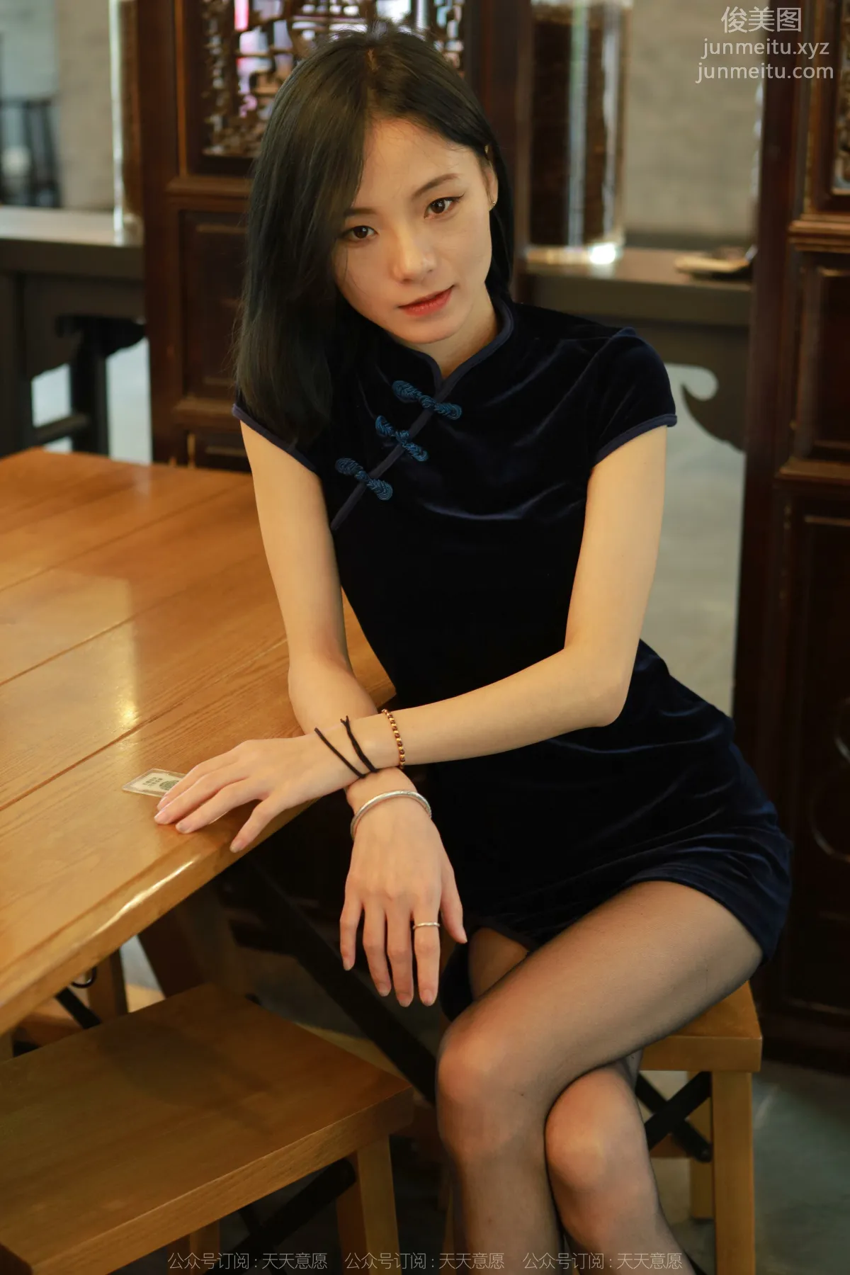 [IESS异思趣向] 2022.05.18 丝享家 1092：小六《深蓝旗袍》[89P] page 84