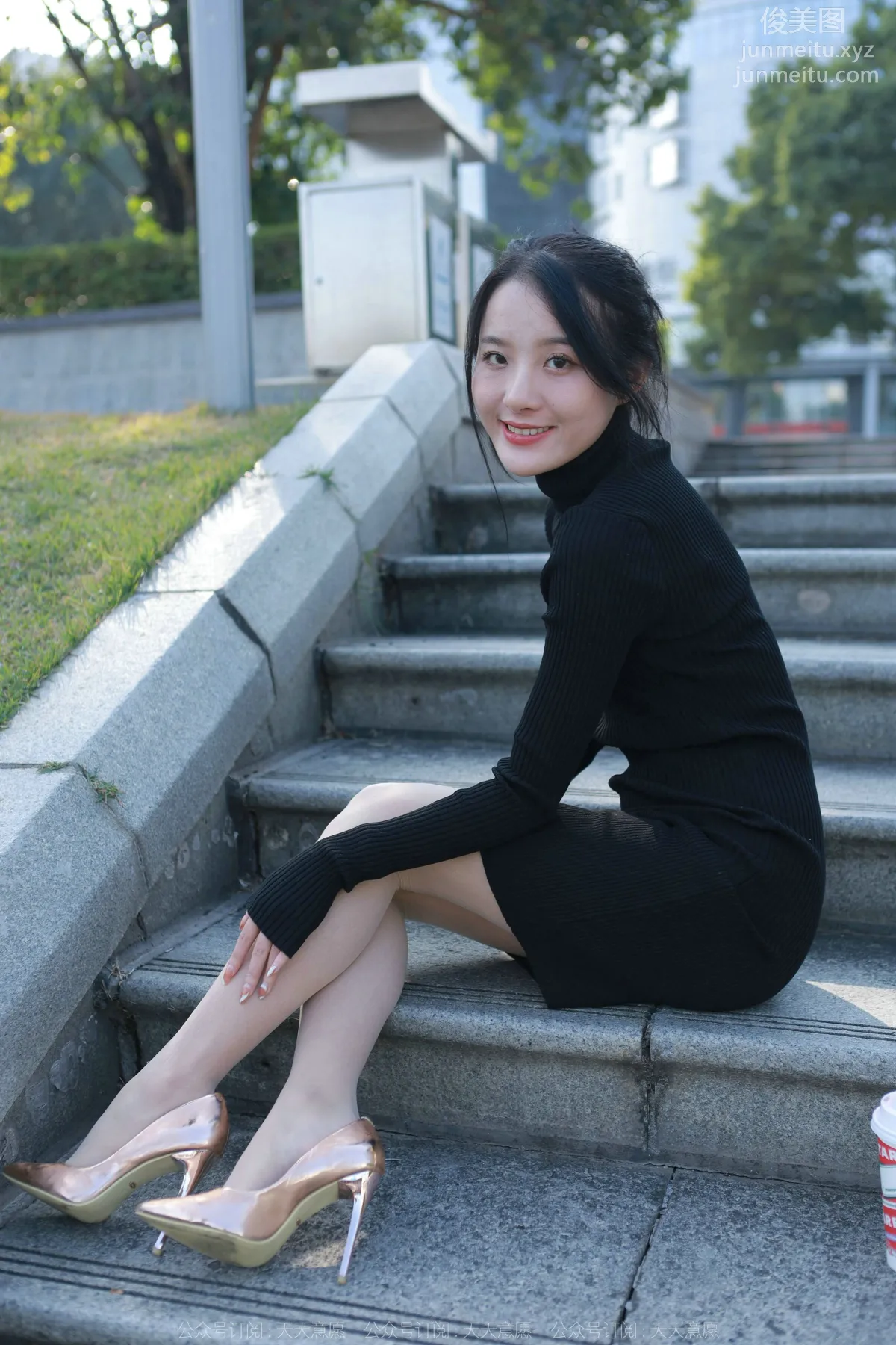 [IESS异思趣向]2022.03.21 丝享家1035：婉萍《黑色包臀裙》[89P] page 88
