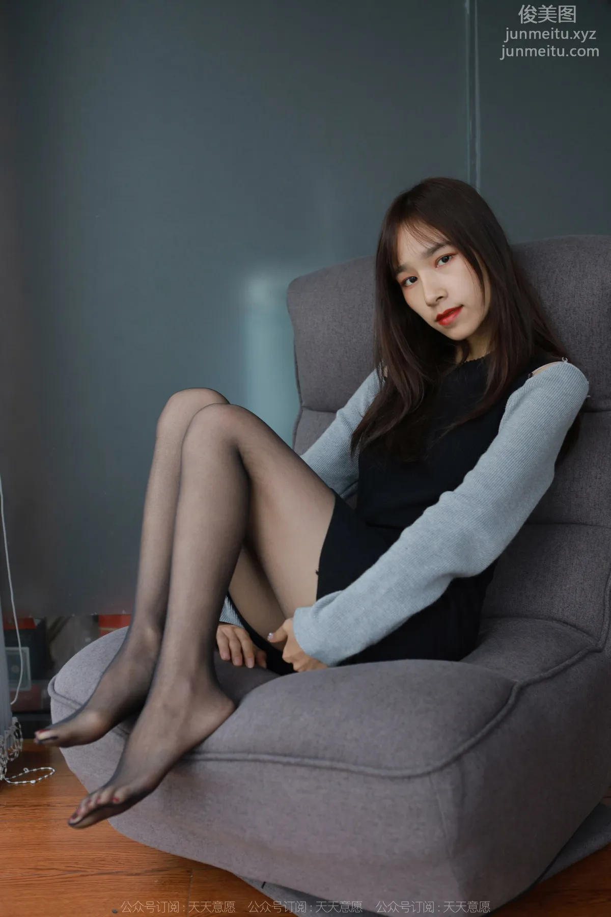 [IESS异思趣向]2022.03.26 丝享家1040：美子《沙发上的黑丝》[97P] page 37