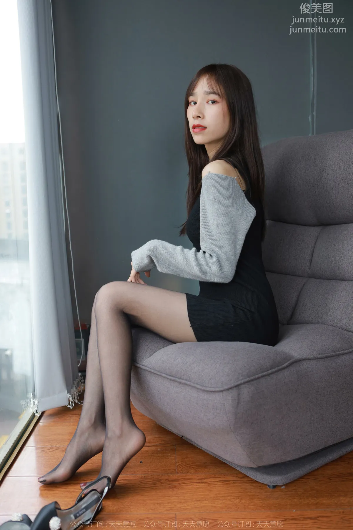 [IESS异思趣向]2022.03.26 丝享家1040：美子《沙发上的黑丝》[97P] page 39