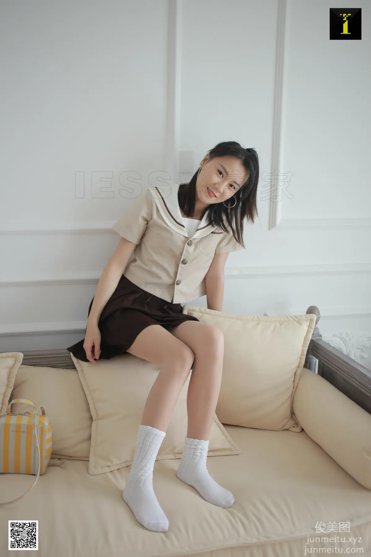 [IESS异思趣向] 2019.08.21 丝享家555：《小衫初尝JK棉袜》小衫[80P] page 61