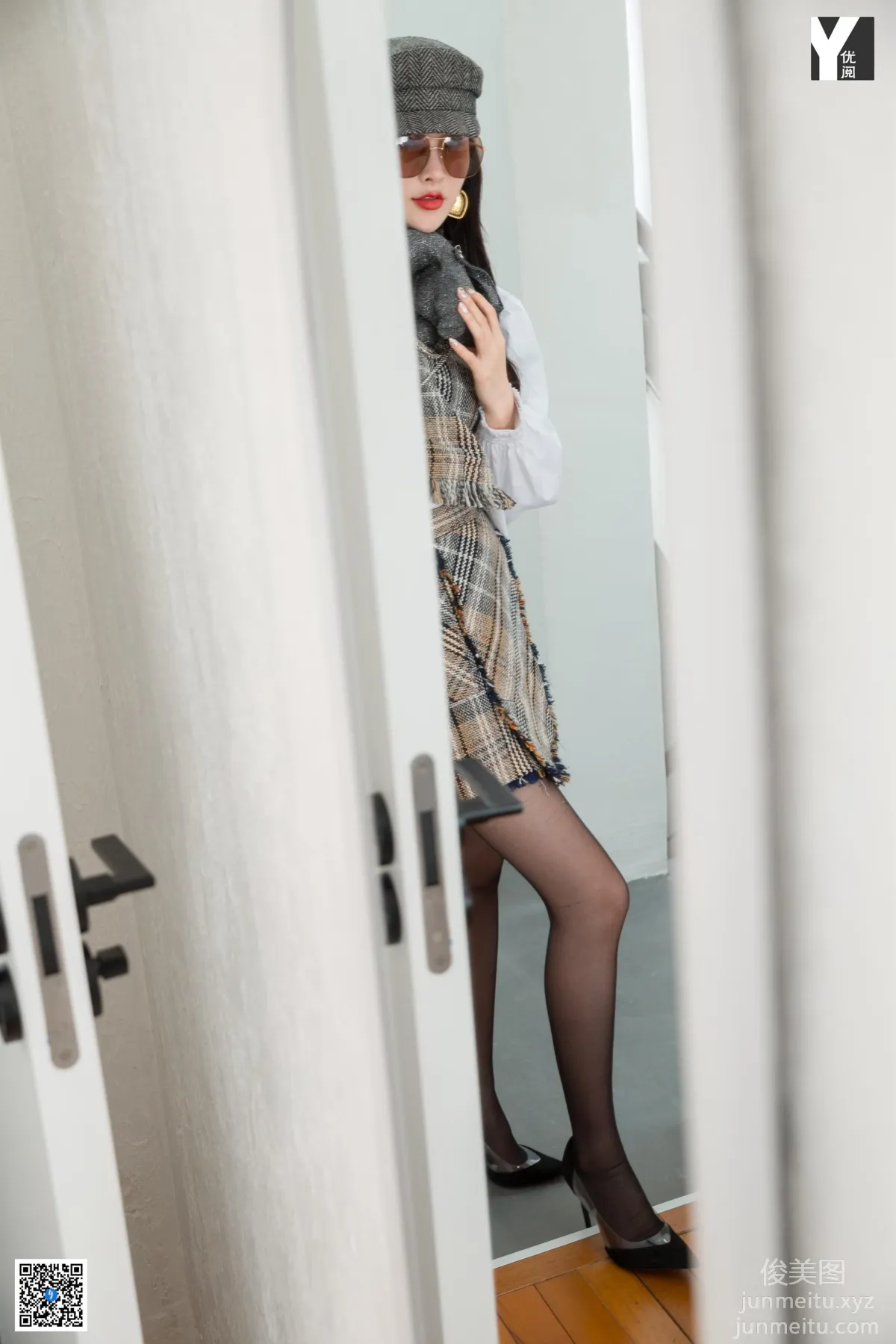 [IESS异思趣向] 2020.04.20 丝享家725：喵姐《玩味格子套装》[87P] page 38