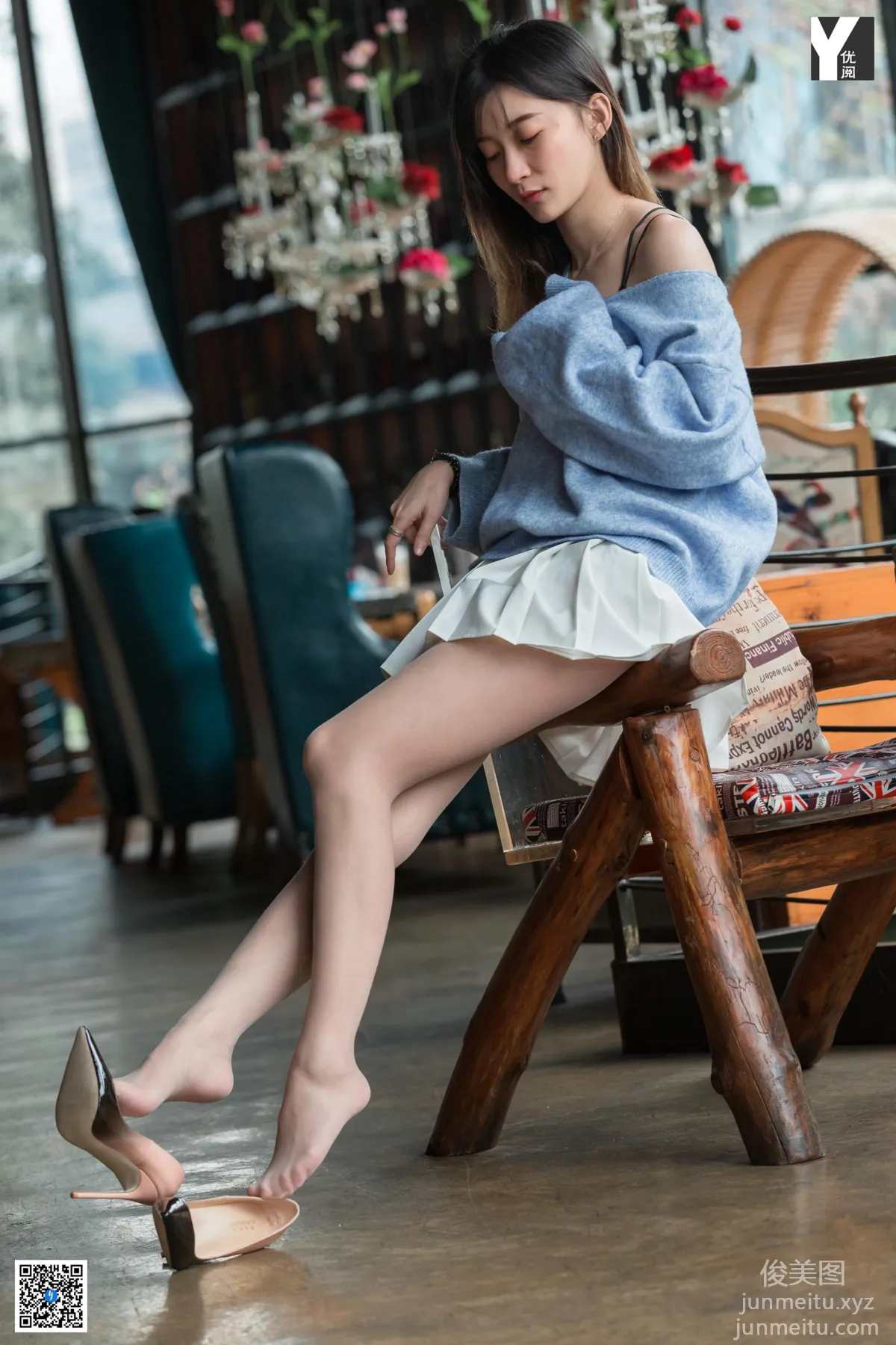 [IESS异思趣向] 2020.05.21 丝享家745：秋秋《百褶裙少女》[90P] page 55