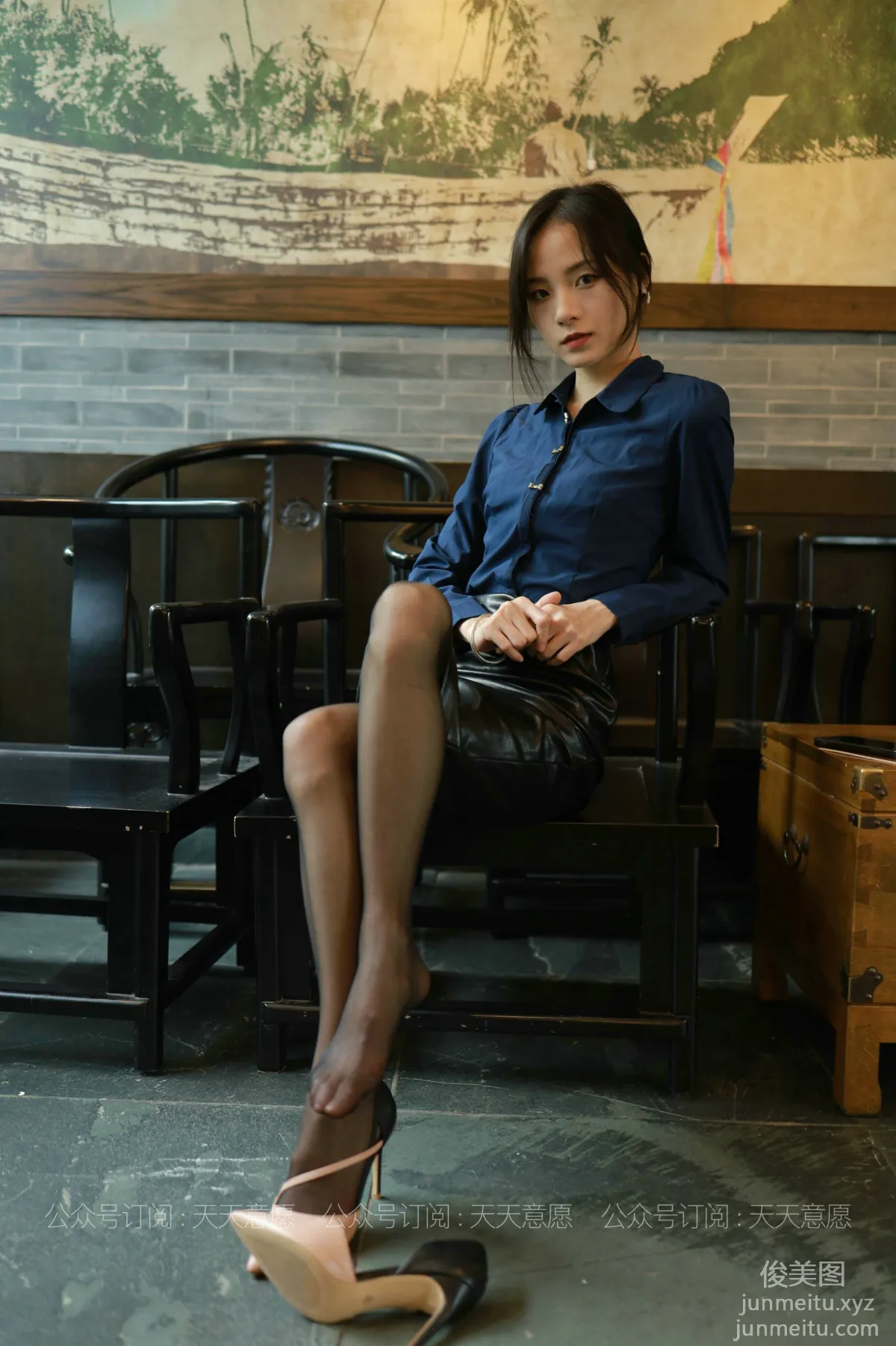 [IESS异思趣向] 2021.07.15 丝享家862：小六《黑色皮短裙》[88P] page 36