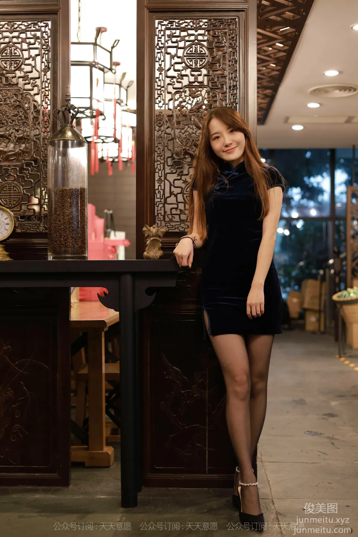 [IESS异思趣向] 2021.09.24 丝享家928：婉苹《迷人黑色旗袍》[84P] page 6