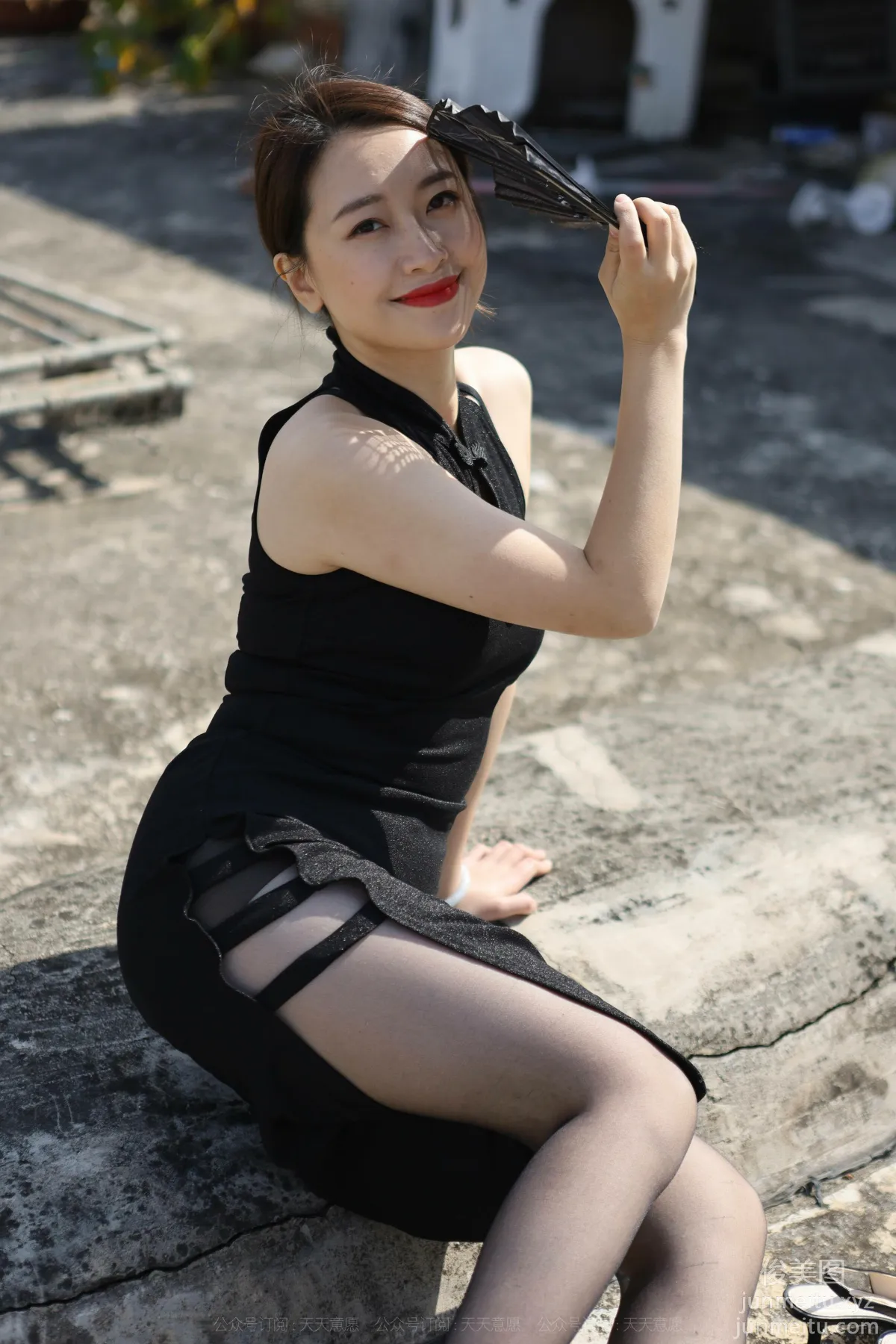 [IESS异思趣向] 2022.01.12 丝享家986：小婕《天台旗袍秀》[94P] page 95
