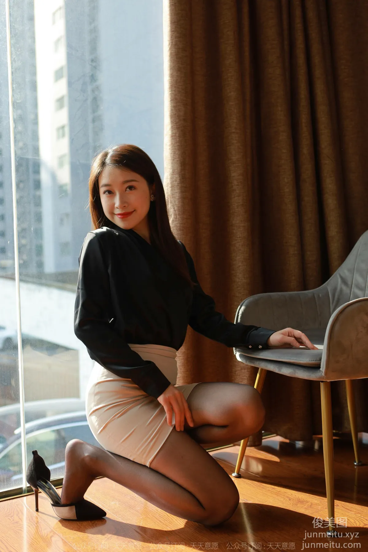[IESS异思趣向] 2022.02.04 丝享家996：小婕《黑丝职业装》[87P] page 24