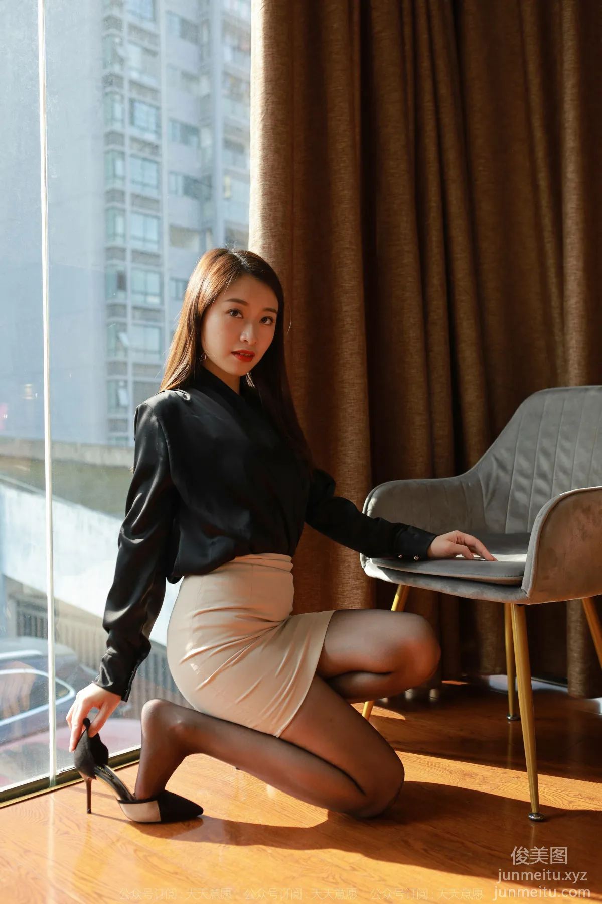 [IESS异思趣向] 2022.02.04 丝享家996：小婕《黑丝职业装》[87P] page 28