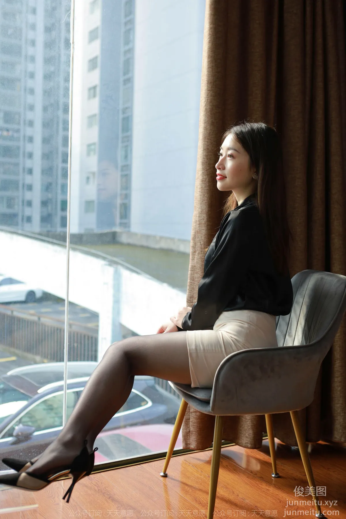 [IESS异思趣向] 2022.02.04 丝享家996：小婕《黑丝职业装》[87P] page 56