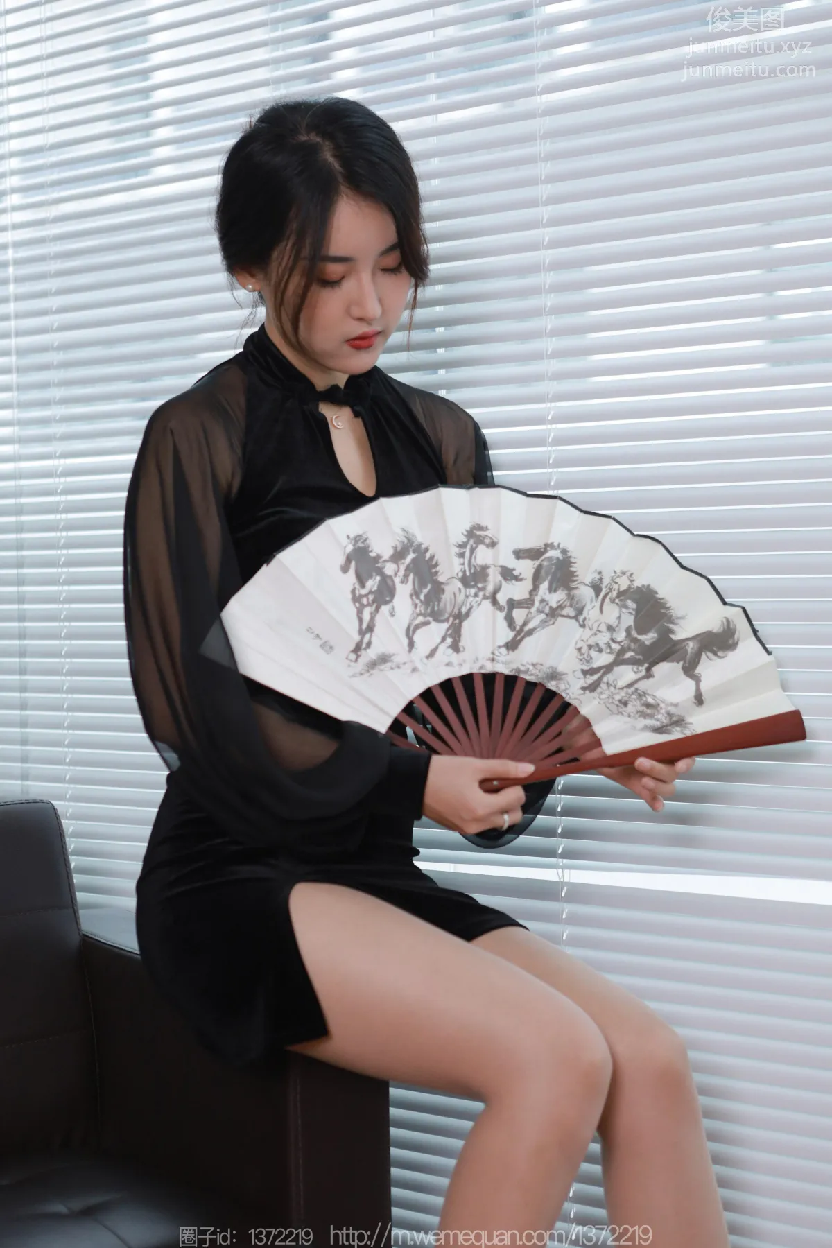 [IESS异思趣向] 2022.12.15 丝享家 1299 小宝《黑色旗袍白纸扇》[86P] page 46