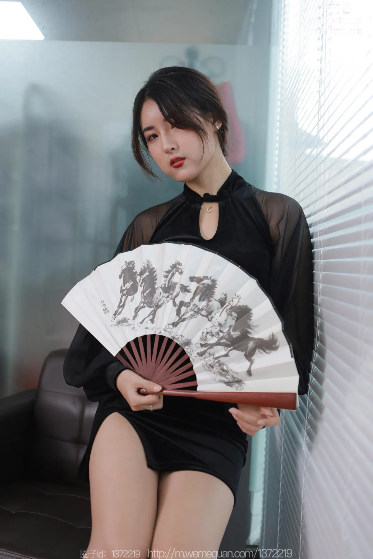 [IESS异思趣向] 2022.12.15 丝享家 1299 小宝《黑色旗袍白纸扇》[86P] page 47