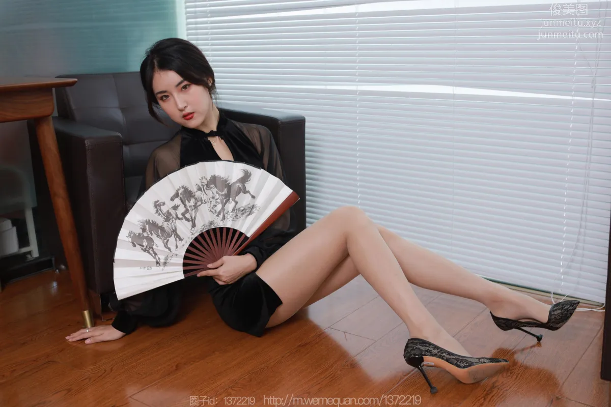 [IESS异思趣向] 2022.12.15 丝享家 1299 小宝《黑色旗袍白纸扇》[86P] page 70