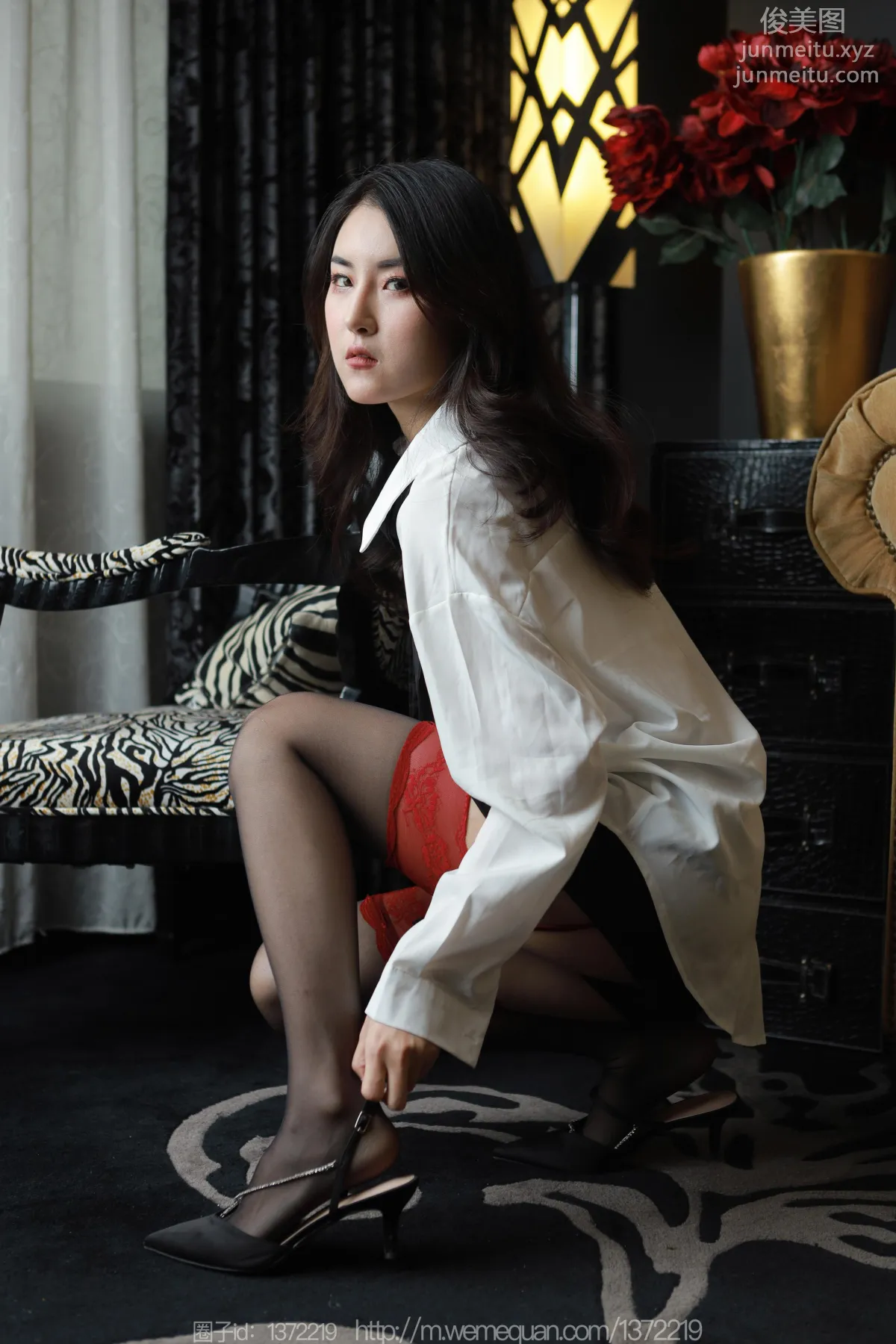 [IESS异思趣向] 2023.03.11 丝享家 1387 小宝《红玫瑰雷丝》[79P] page 24