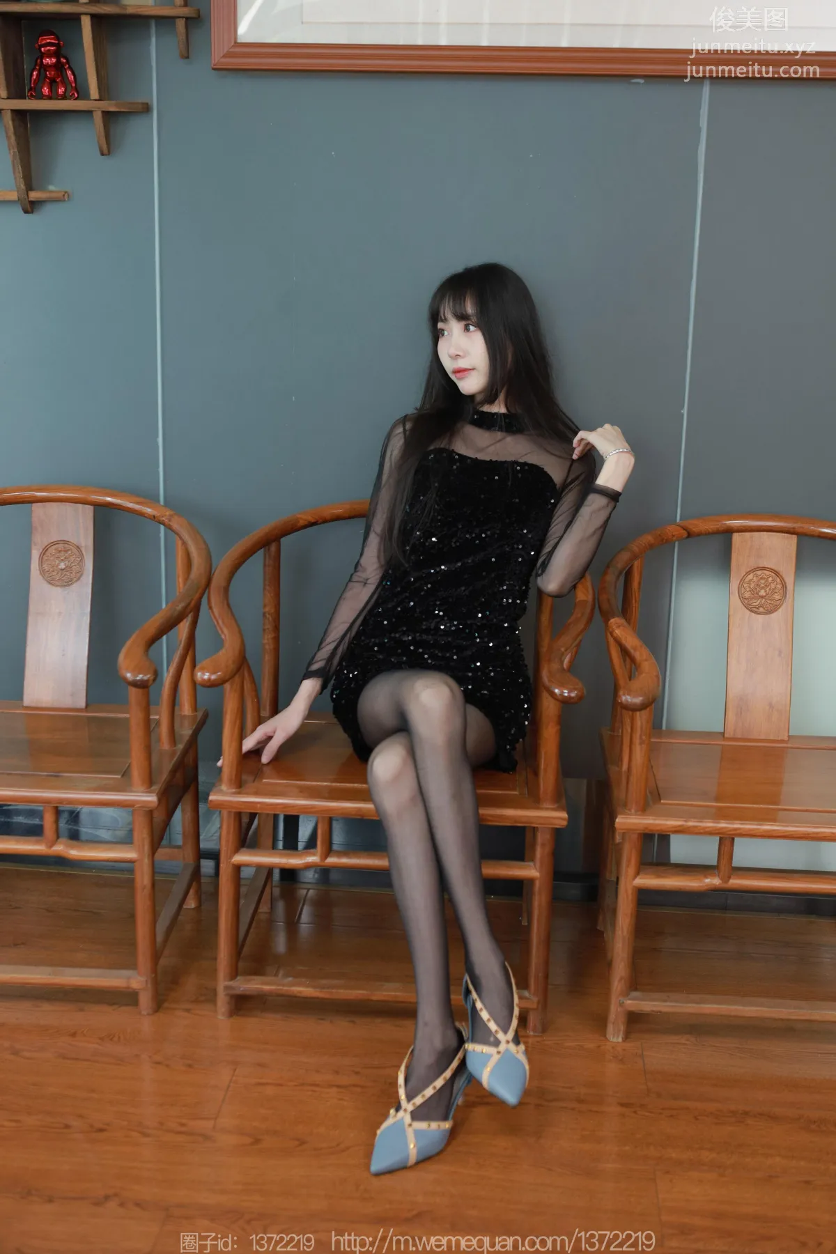 [IESS异思趣向] 2023.04.12 丝享家 1419 团团《亮片嘿丝裙》[83P] page 5
