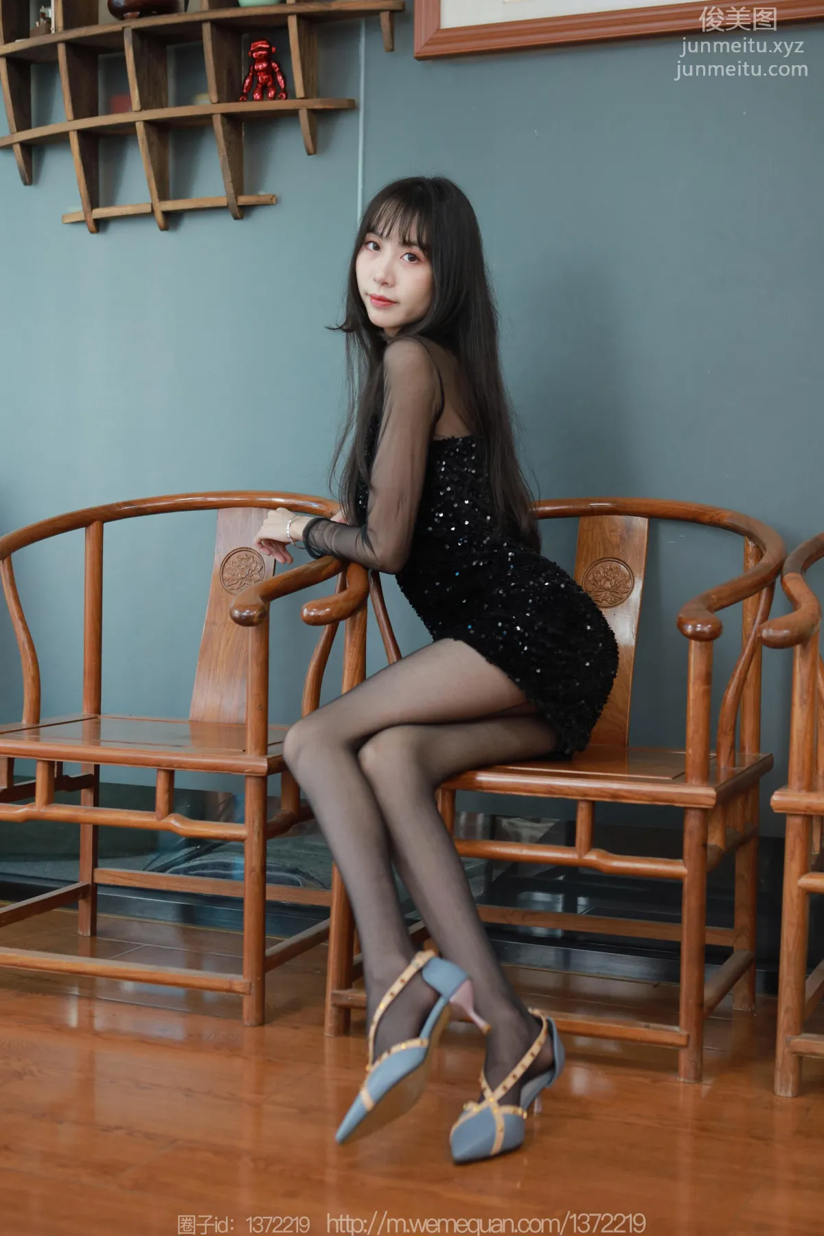 [IESS异思趣向] 2023.04.12 丝享家 1419 团团《亮片嘿丝裙》[83P] page 7