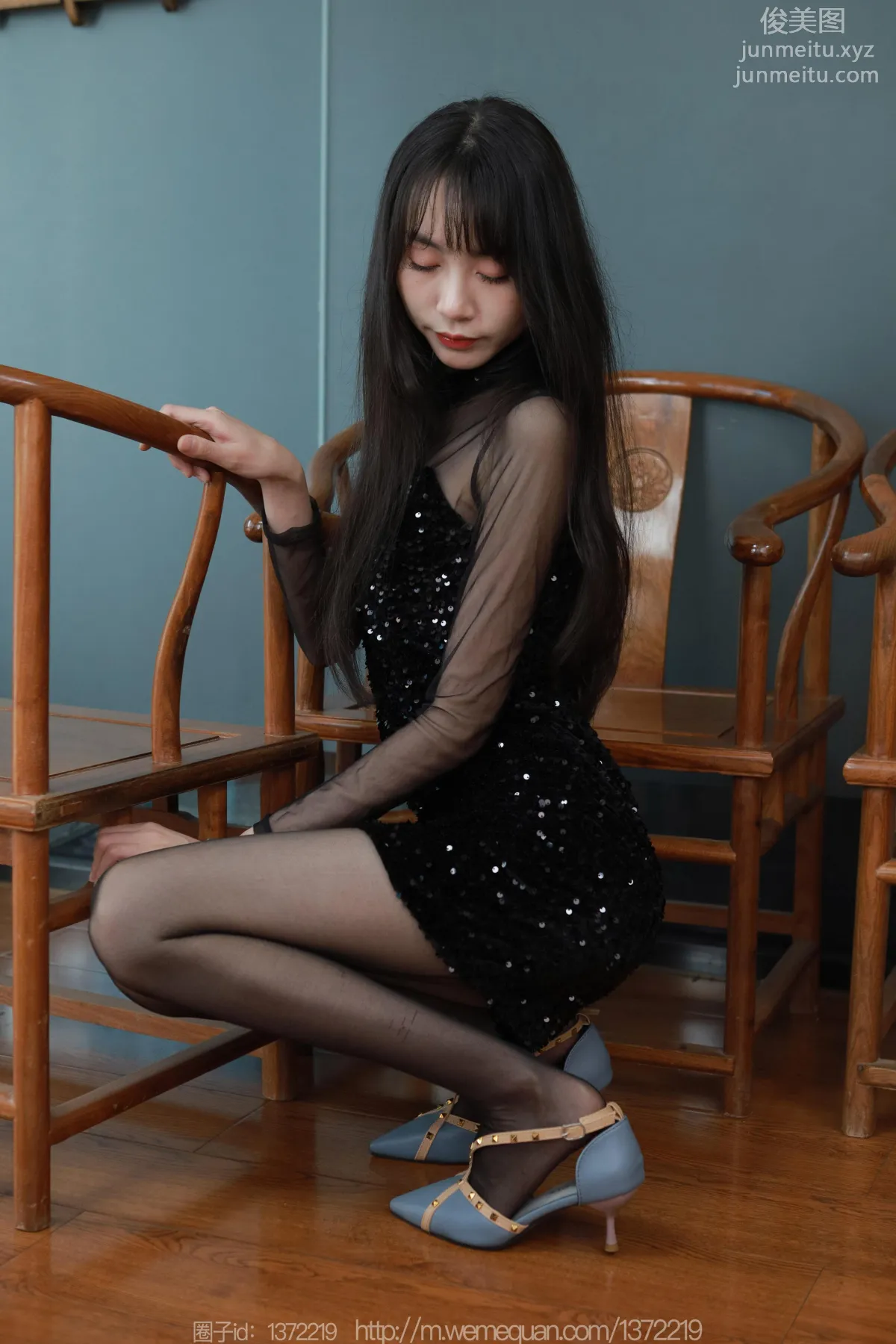 [IESS异思趣向] 2023.04.12 丝享家 1419 团团《亮片嘿丝裙》[83P] page 29