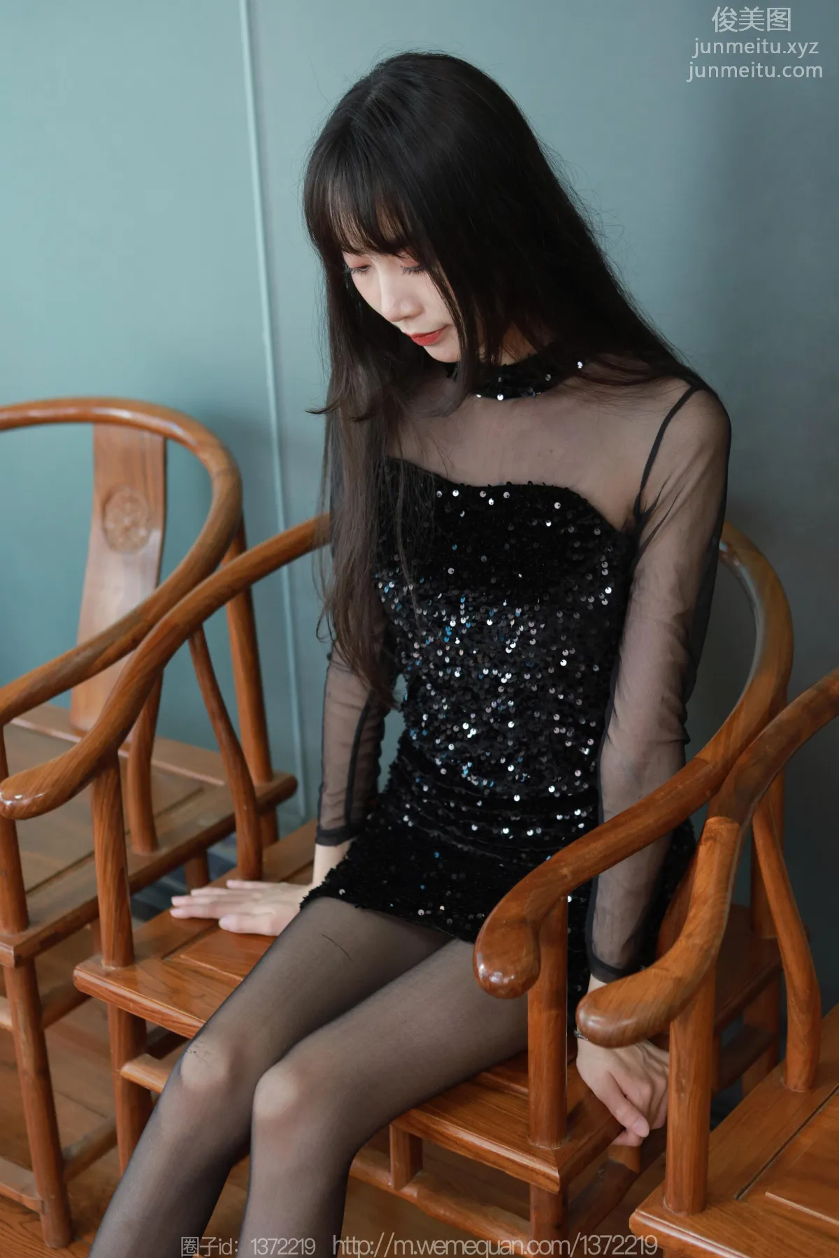 [IESS异思趣向] 2023.04.12 丝享家 1419 团团《亮片嘿丝裙》[83P] page 83