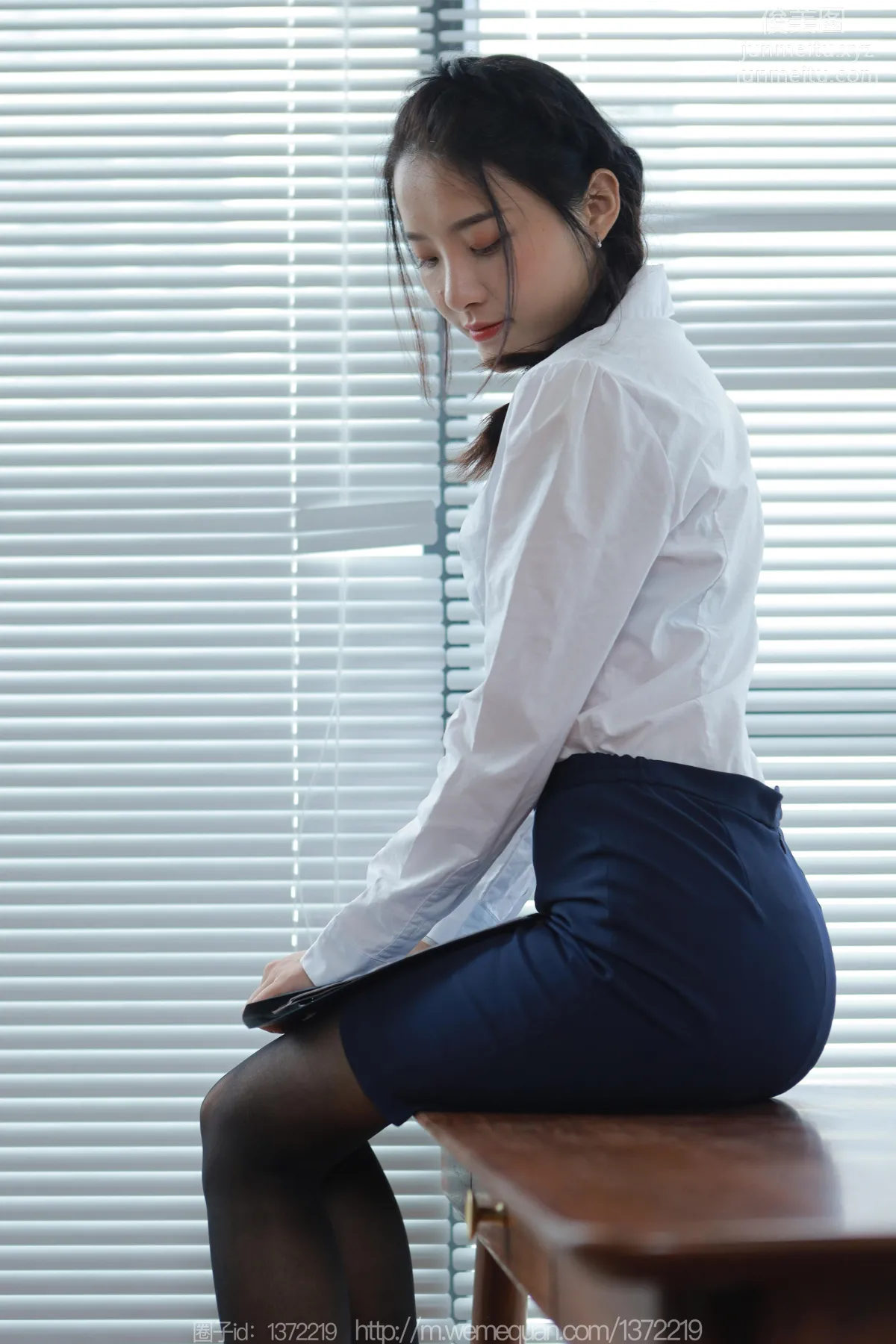 [IESS异思趣向] 2023.07.07 丝享家 1474 婉萍《蓝裙OL》[86P] page 22