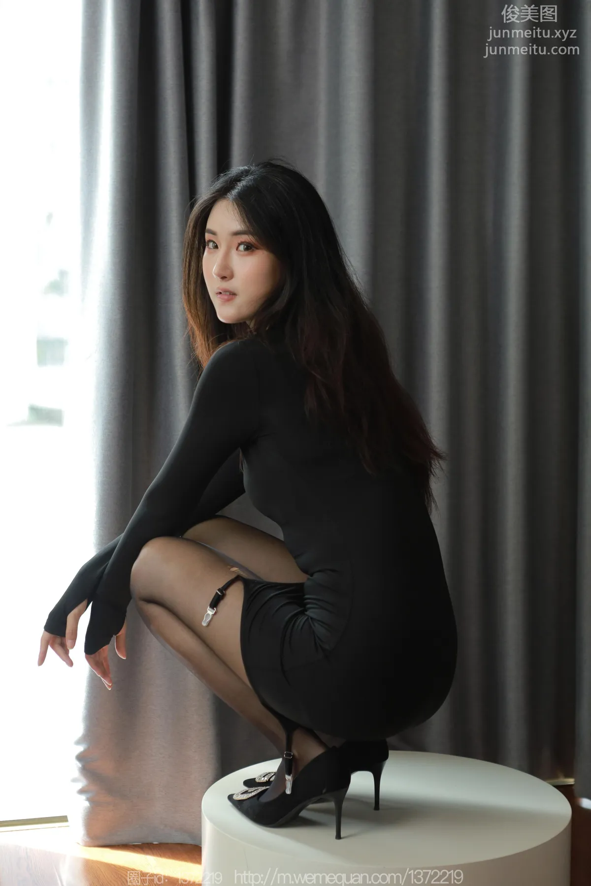 [IESS异思趣向] 2023.09.13 丝享家 1532 小宝《黑色吊带袜》[79P] page 8