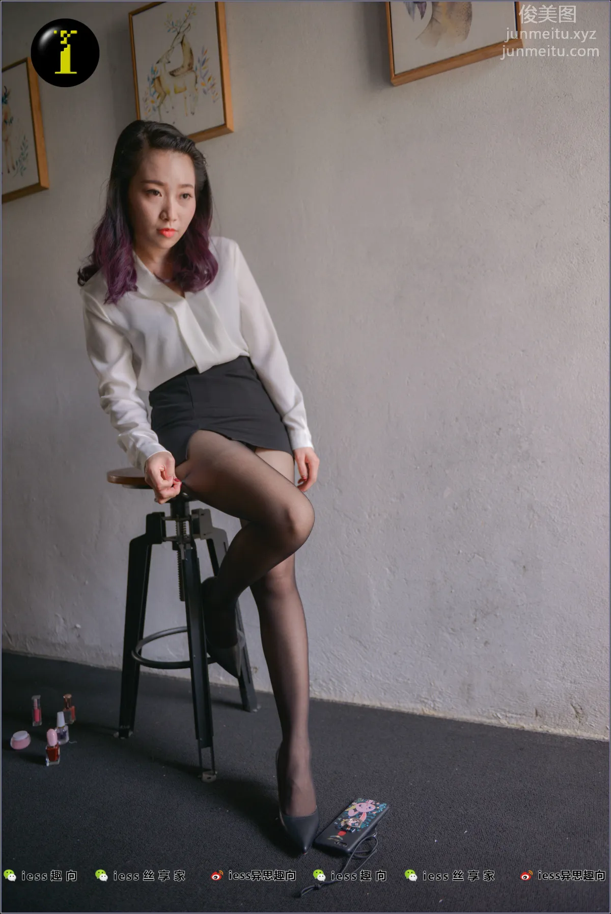 [IESS异思趣向] 普惠集 008-范美美穿袜子 page 49
