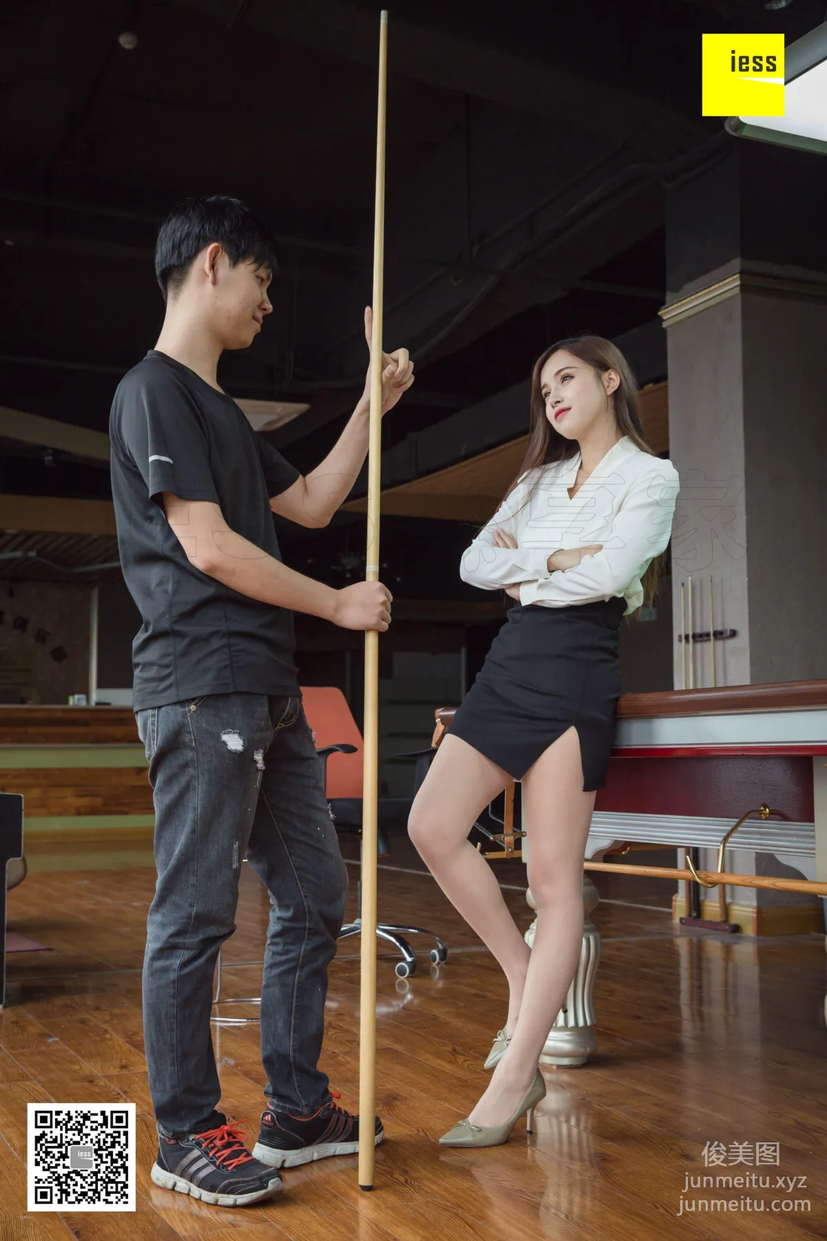 [IESS异思趣向] 2018.10.10《魔鬼周三》特刊38期《可以教我打台球吗 小羽》 [94P] page 38