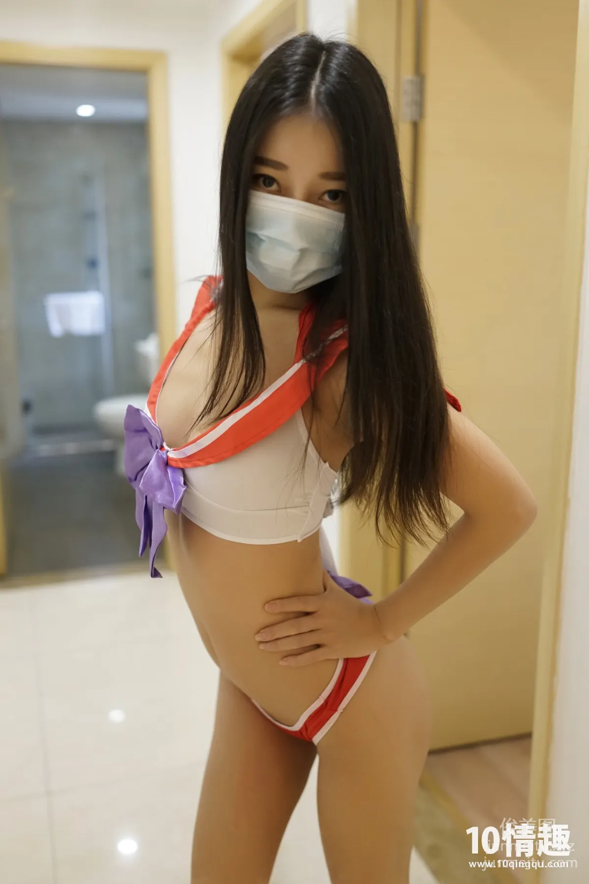 [ROSI写真]口罩系列 2017.01.14 KZ.216 page 7